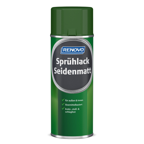 RENOVO Sprühlack, laubgrün RAL 6002, seidenmatt, 400ml - gruen