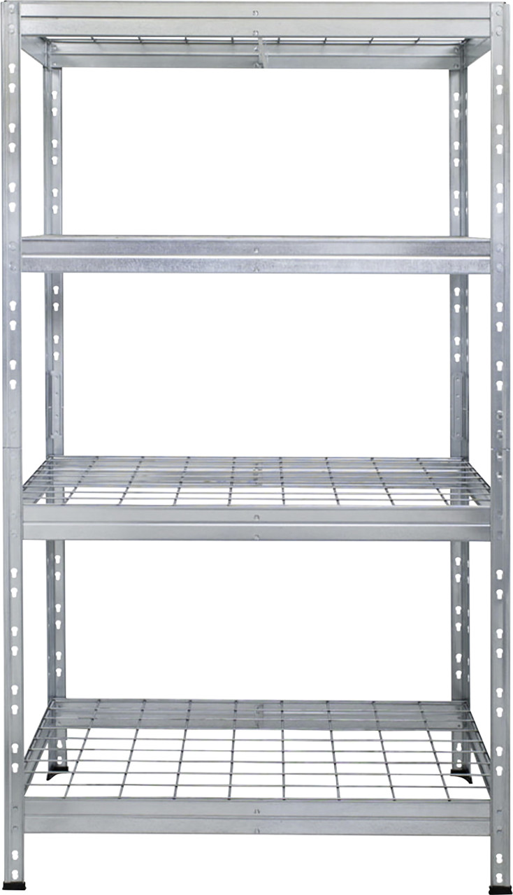 Ar Shelving Schwerlastregal Rivet Wire verzinkt 180 x 90 cm 4 Stahlgitterböden 1000 kg Bild 4