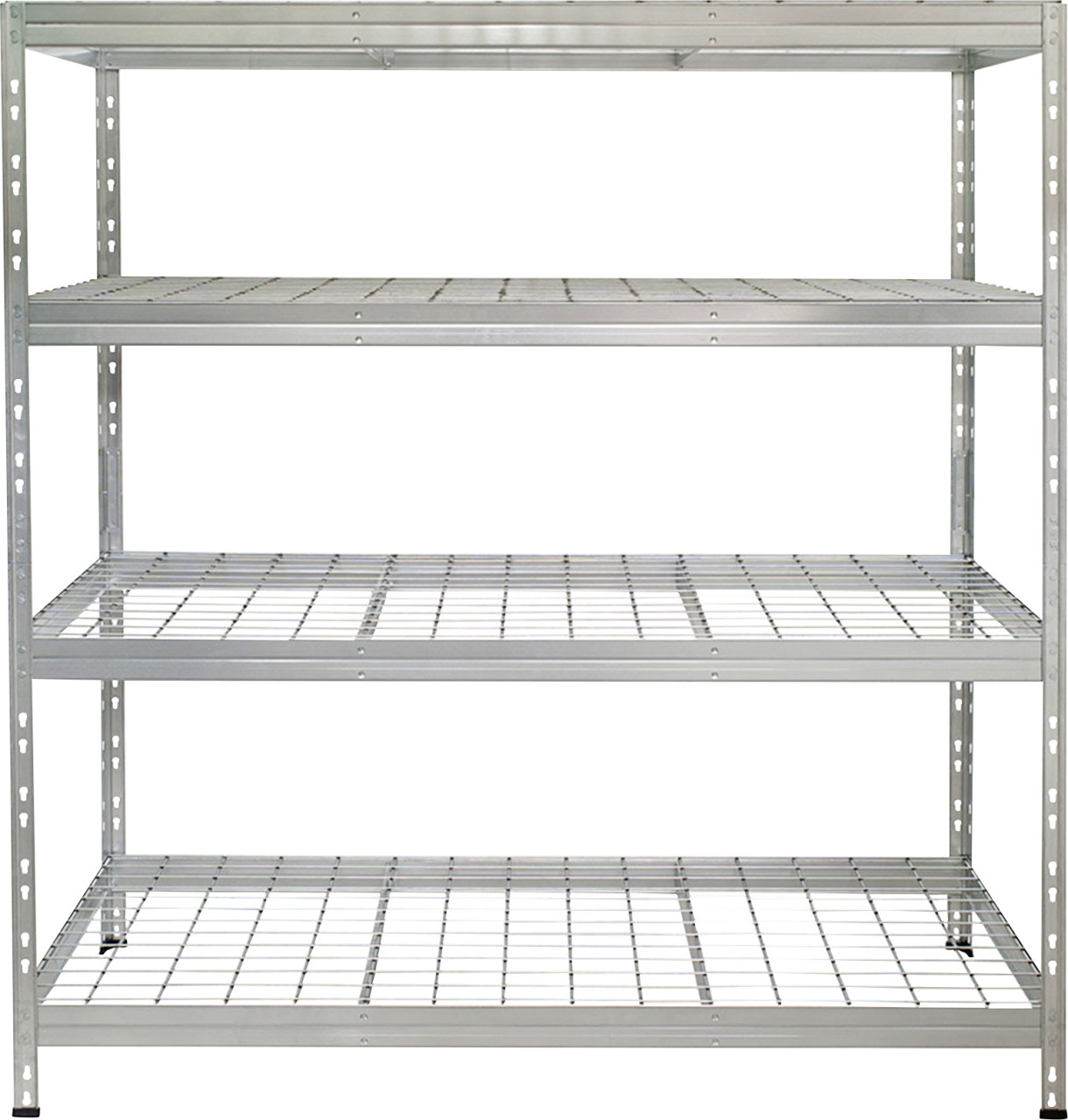 Ar Shelving Schwerlastregal Rivet Wire verzinkt 180 x 180 cm 4 Stahlgitterböden 1600 kg Bild 3