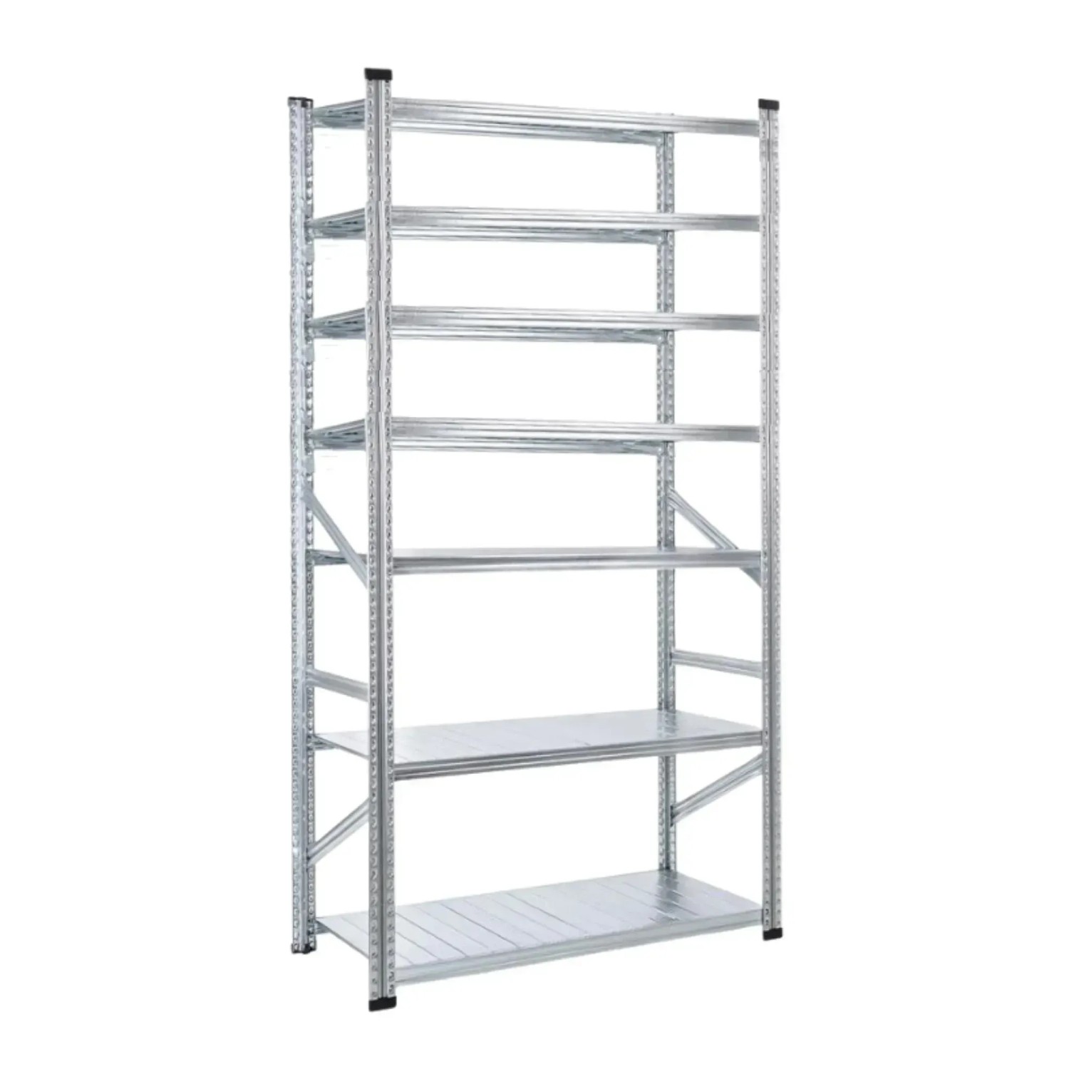 PROREGAL Fachbodenregal Proximo Stecksystem 250 x 90 x 32 cm 7 Ebenen Beidseitig Verzinkt