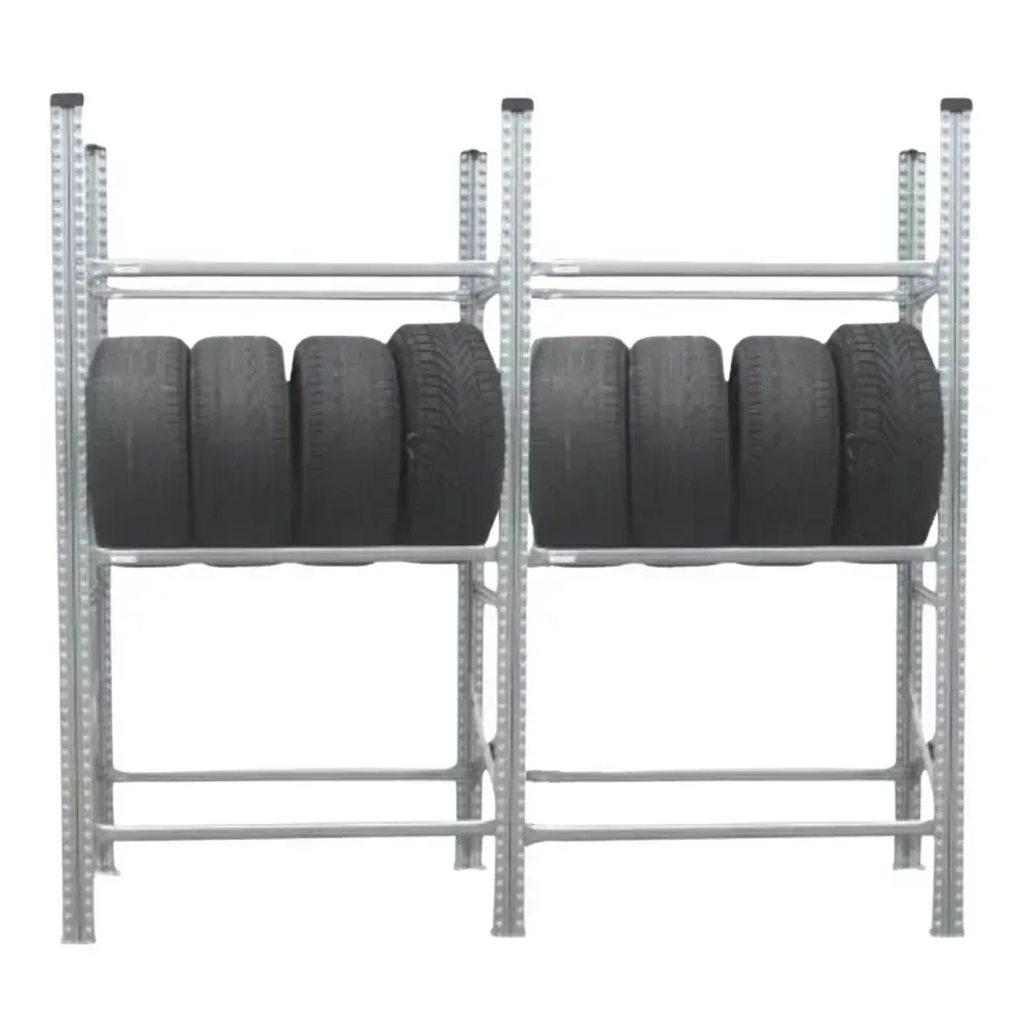PROREGAL Reifenregal Proximo 200 x 180 x 40 cm bis zu 24 Reifen auf 3 Ebenen Verzinkt
