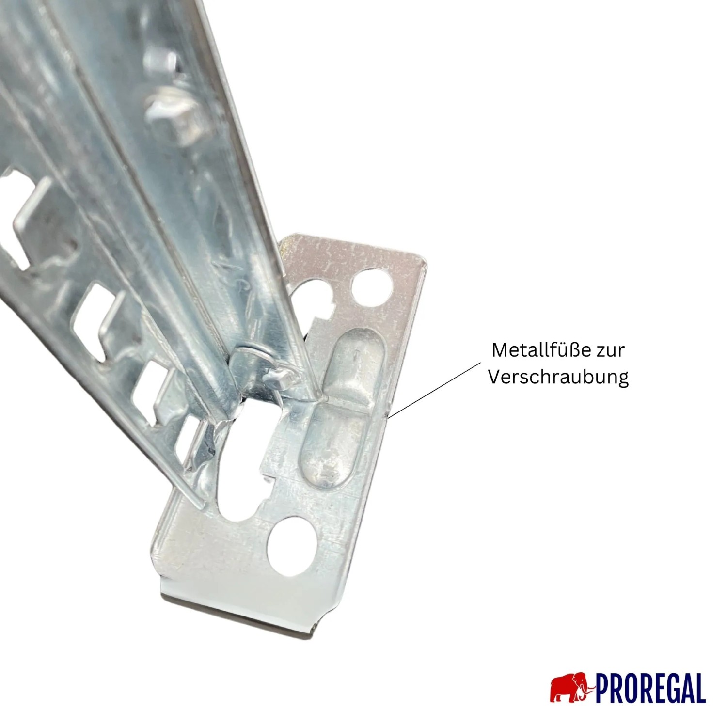 PROREGAL Fachbodenregal Proximo 250 x 90 x 60 cm 7 Ebenen Beidseitig Verzinkt