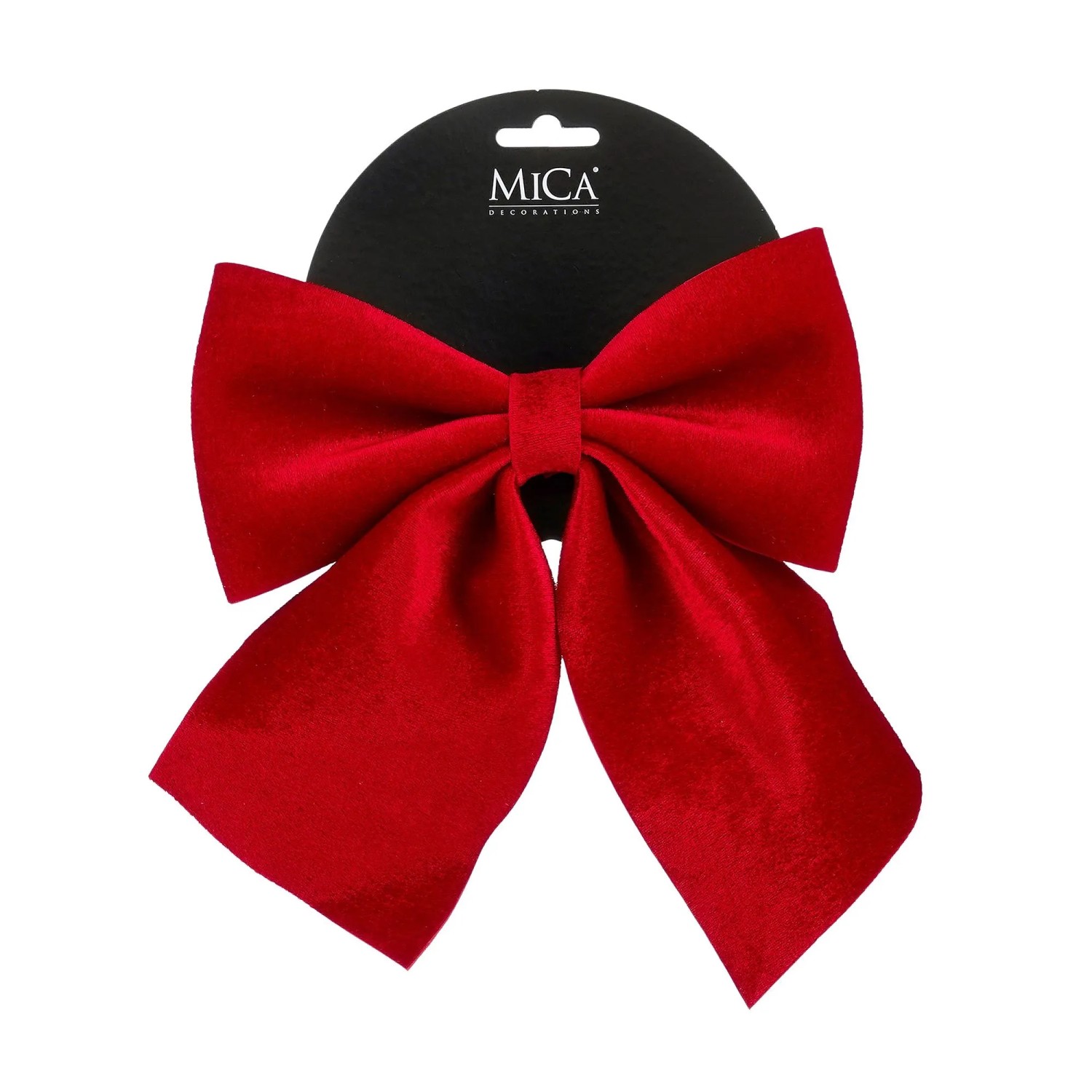 Mica Decorations Schleife 20 cm x 23 cm x 3 cm Rot