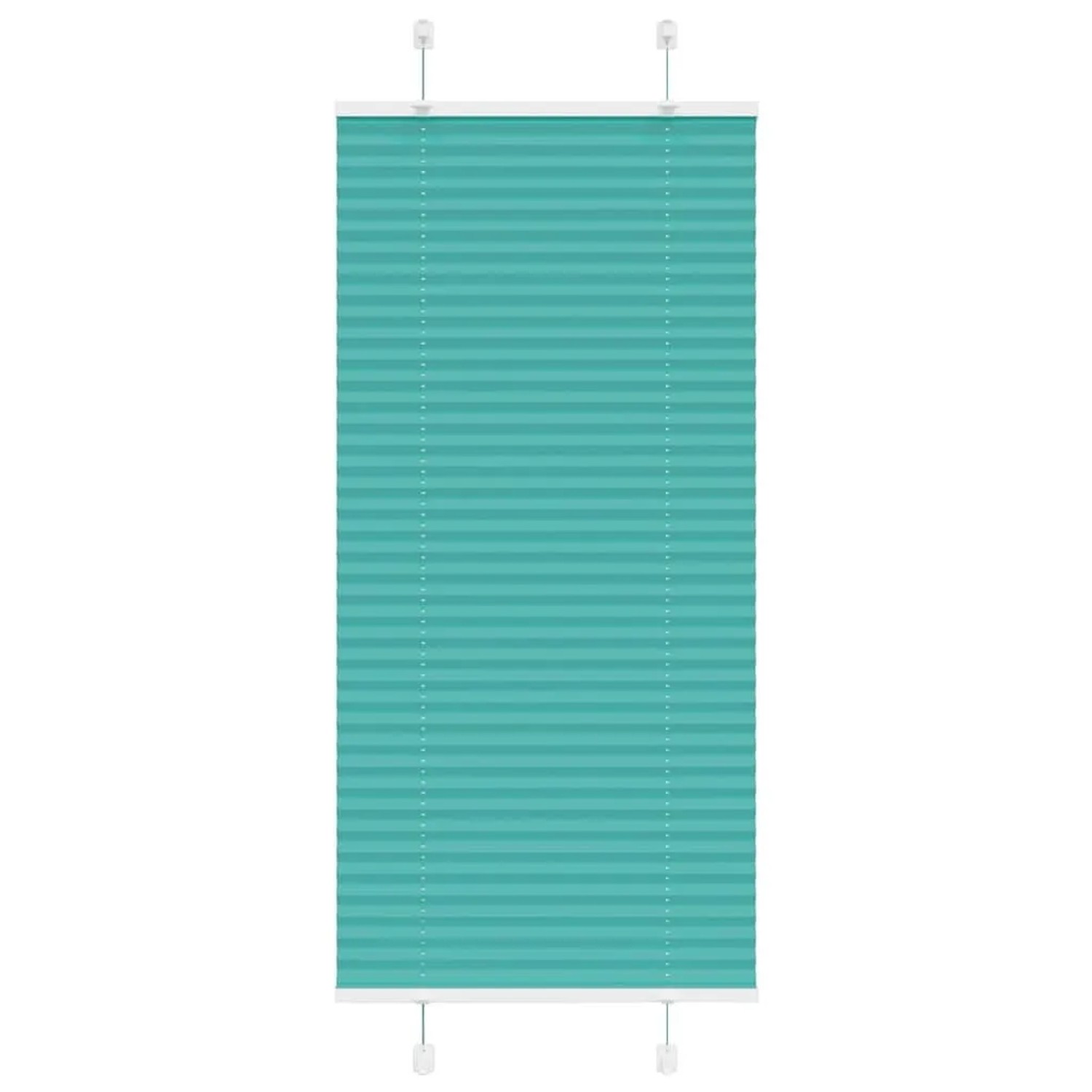 vidaXL Plissee Petrolgrün 55x100 cm Stoffbreite 54,4 cm Polyester 4015372