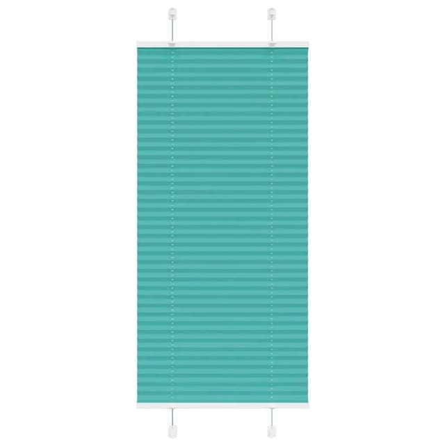 vidaXL Plissee Petrolgrün 55x100 cm Stoffbreite 54,4 cm Polyester 4015372