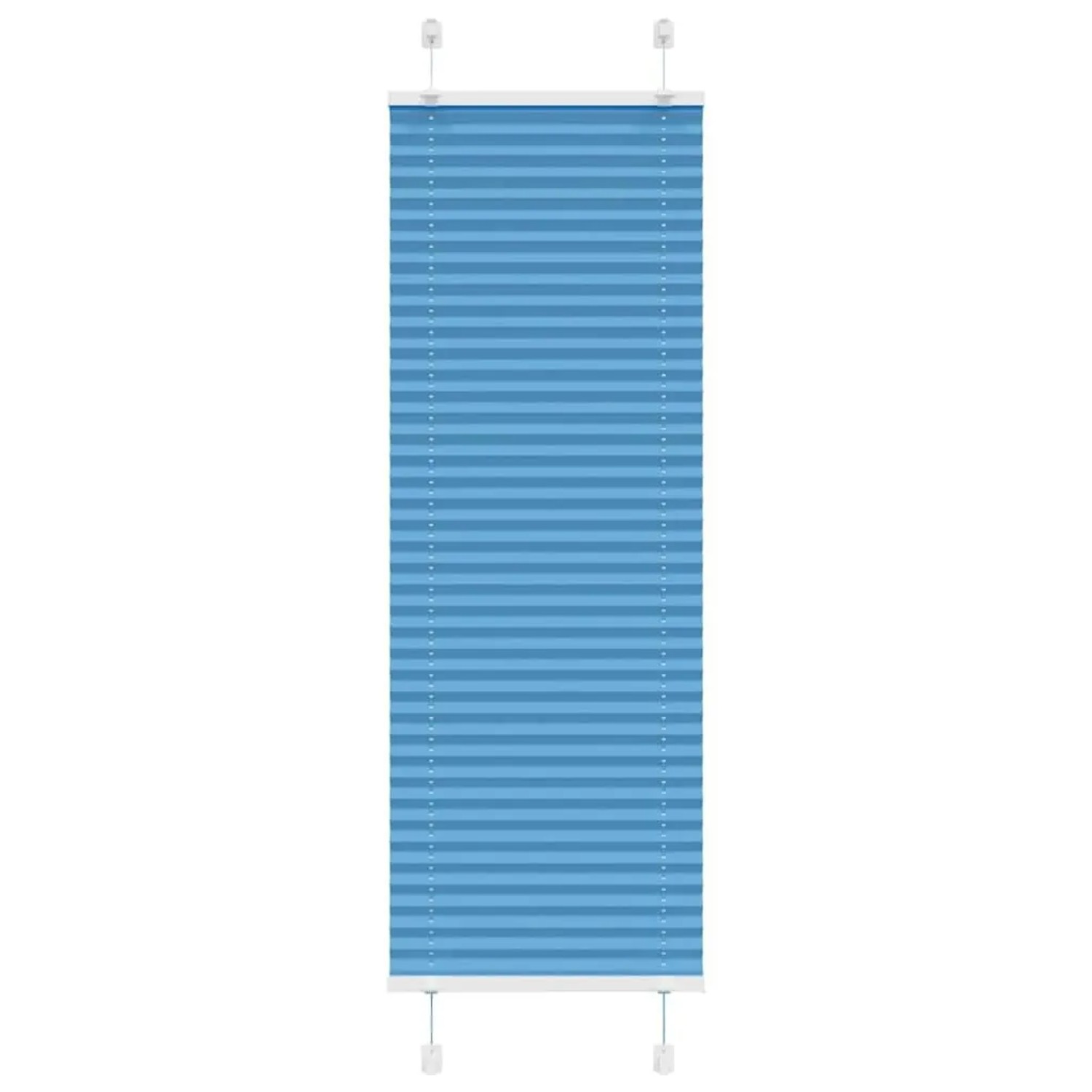 vidaXL Plissee Blau 50x100 cm Stoffbreite 49,4 cm Polyester 4015167