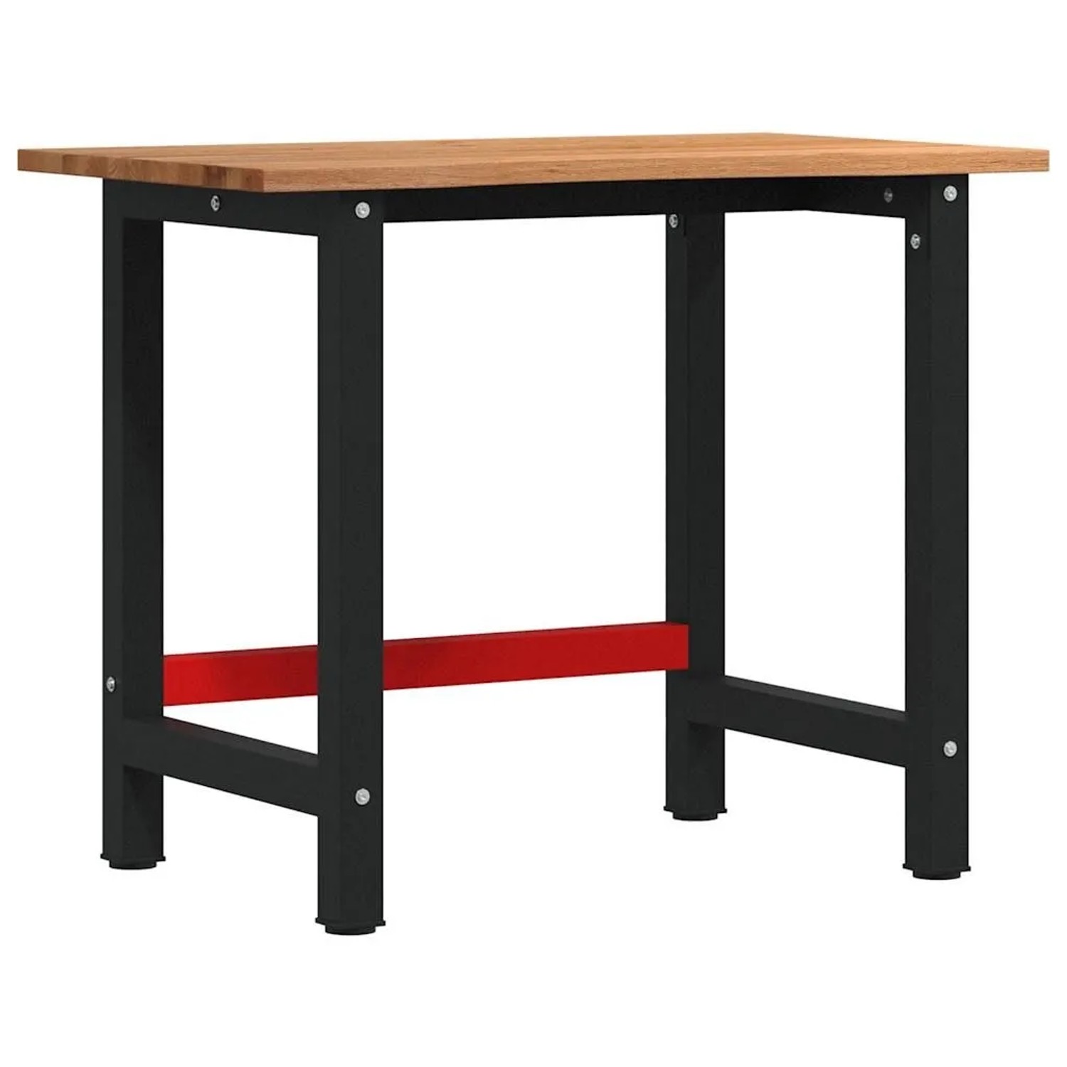 vidaXL Werkbank Hellbraun 100x60x81,5 cm Massivholz Eiche 3309671