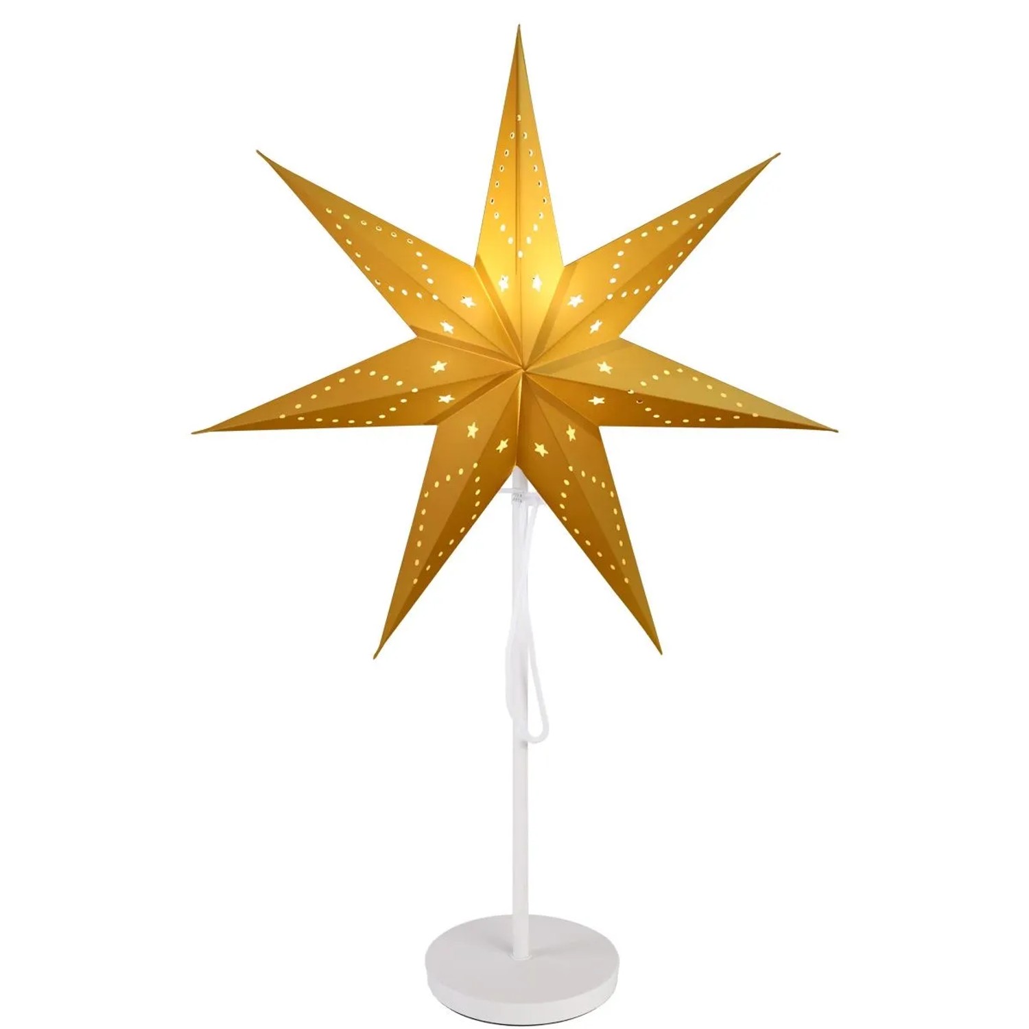 SALCAR LED Weihnachtsstern Beleuchtet Fenster 55cm