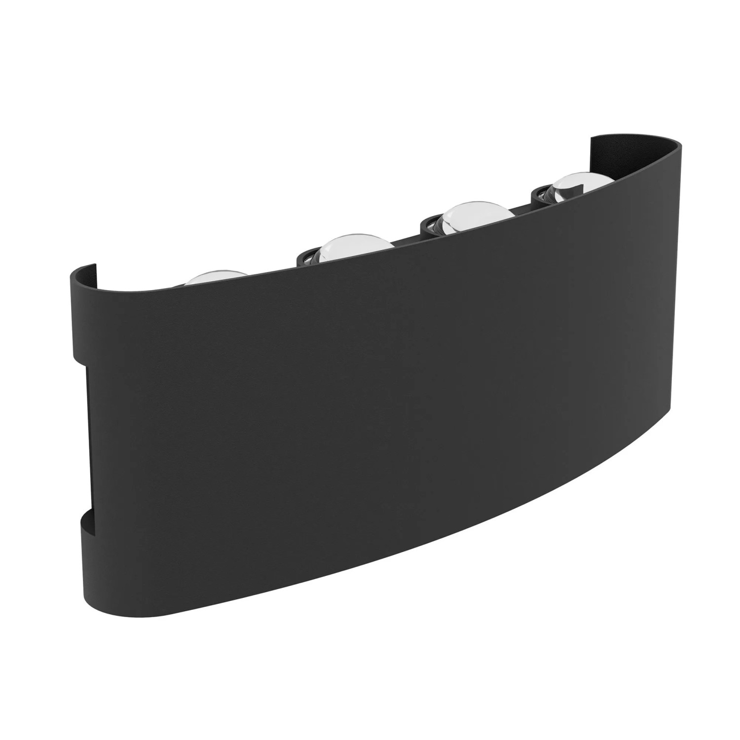 Eglo LED-Außenwandleuchte Cosolenzo-E Schwarz 4,5 cm x 8 cm x 22 cm