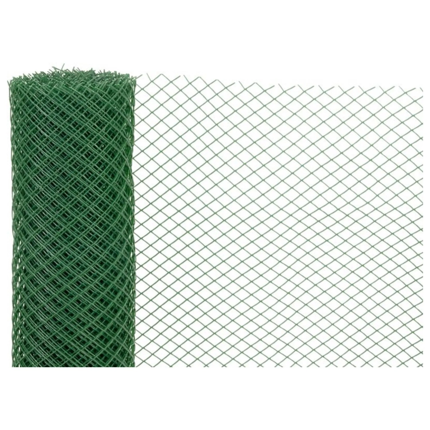 PROREGAL Kunststoffzaun GROWY HxL 1x5m Maschenweite 20x20 mm Rautenstruktur 300g/m2 Grün Kunststoffnetz Kunststoffgitter Gartennetz Schutznetz