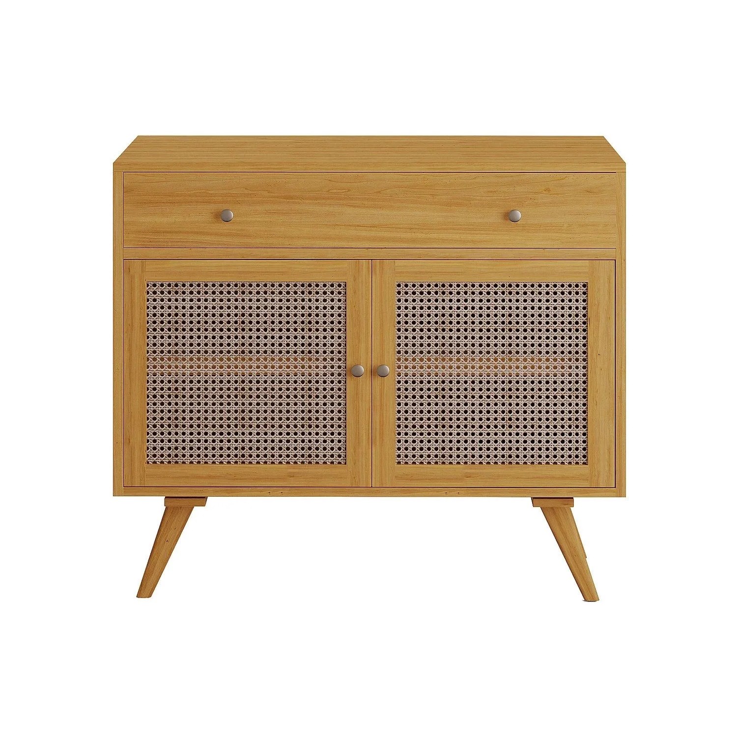 Vente-unique Waschbeckenunterschrank Mansulan Naturfarben Hell 90 cm