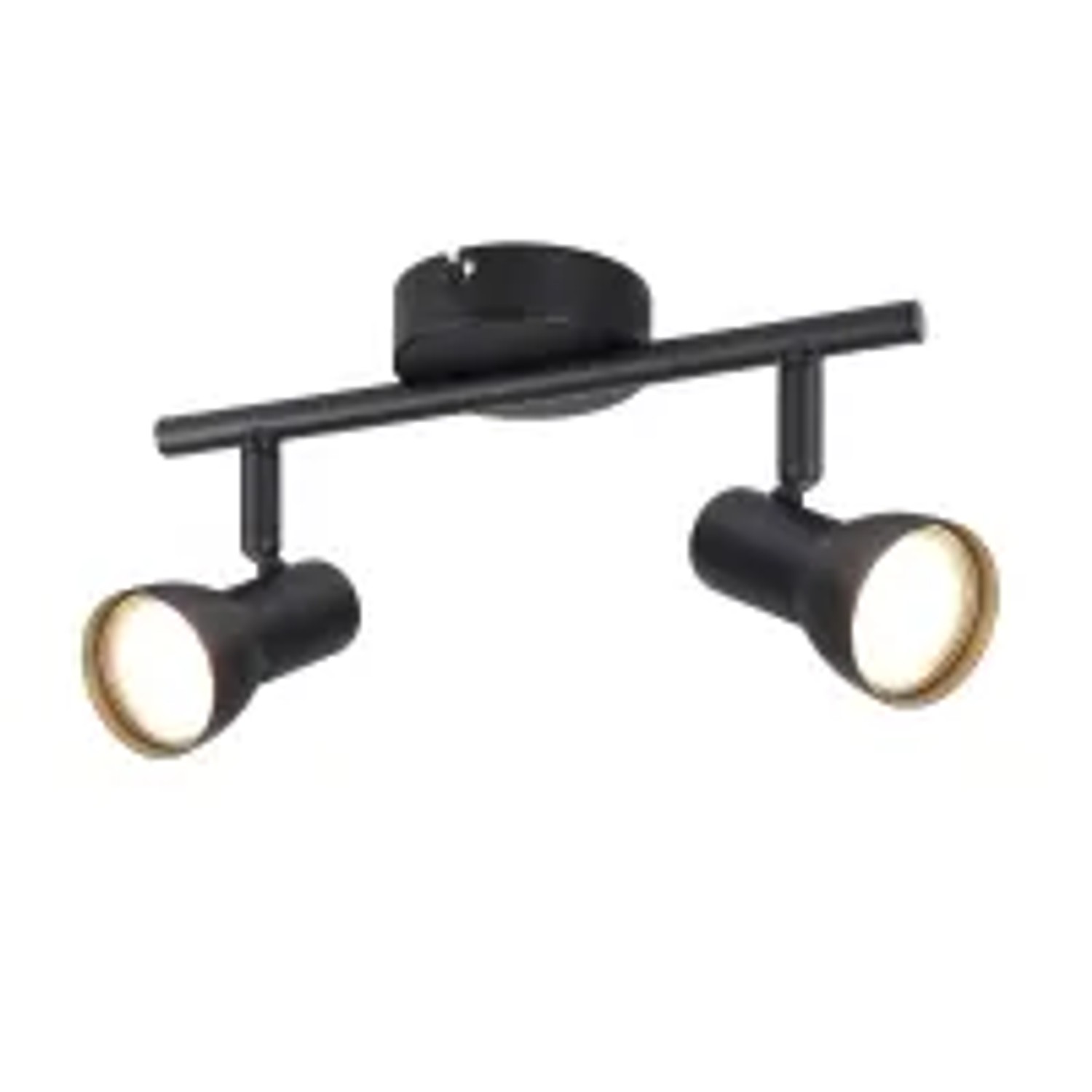 NETTLIFE Deckenleuchte aus Eisen Schwarz-1 NETTLIFE Deckenleuchte aus Eisen L26cm Schwarz