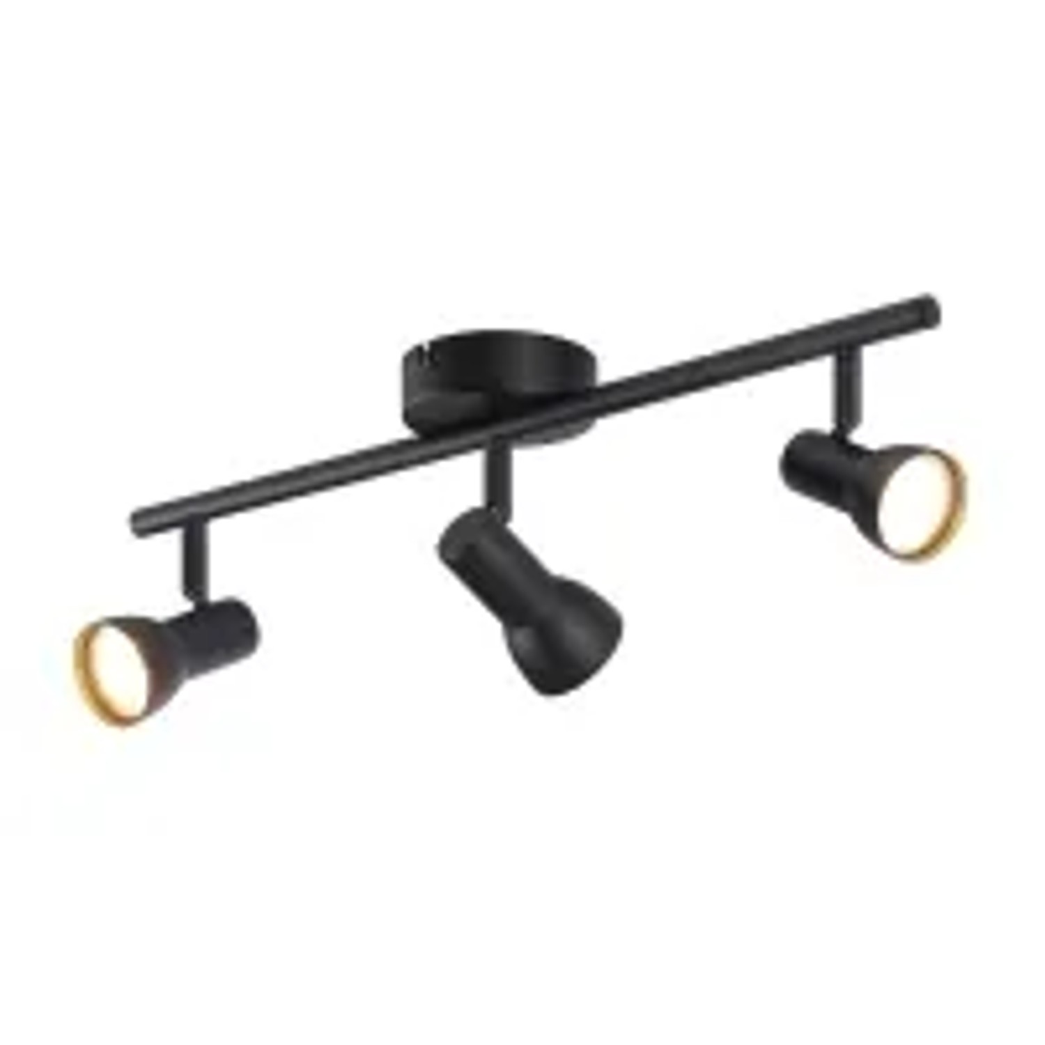 NETTLIFE Deckenleuchte aus Metal L43Schwarz NETTLIFE Deckenleuchte aus Metall L43cm Schwarz 25W 3-flammig
