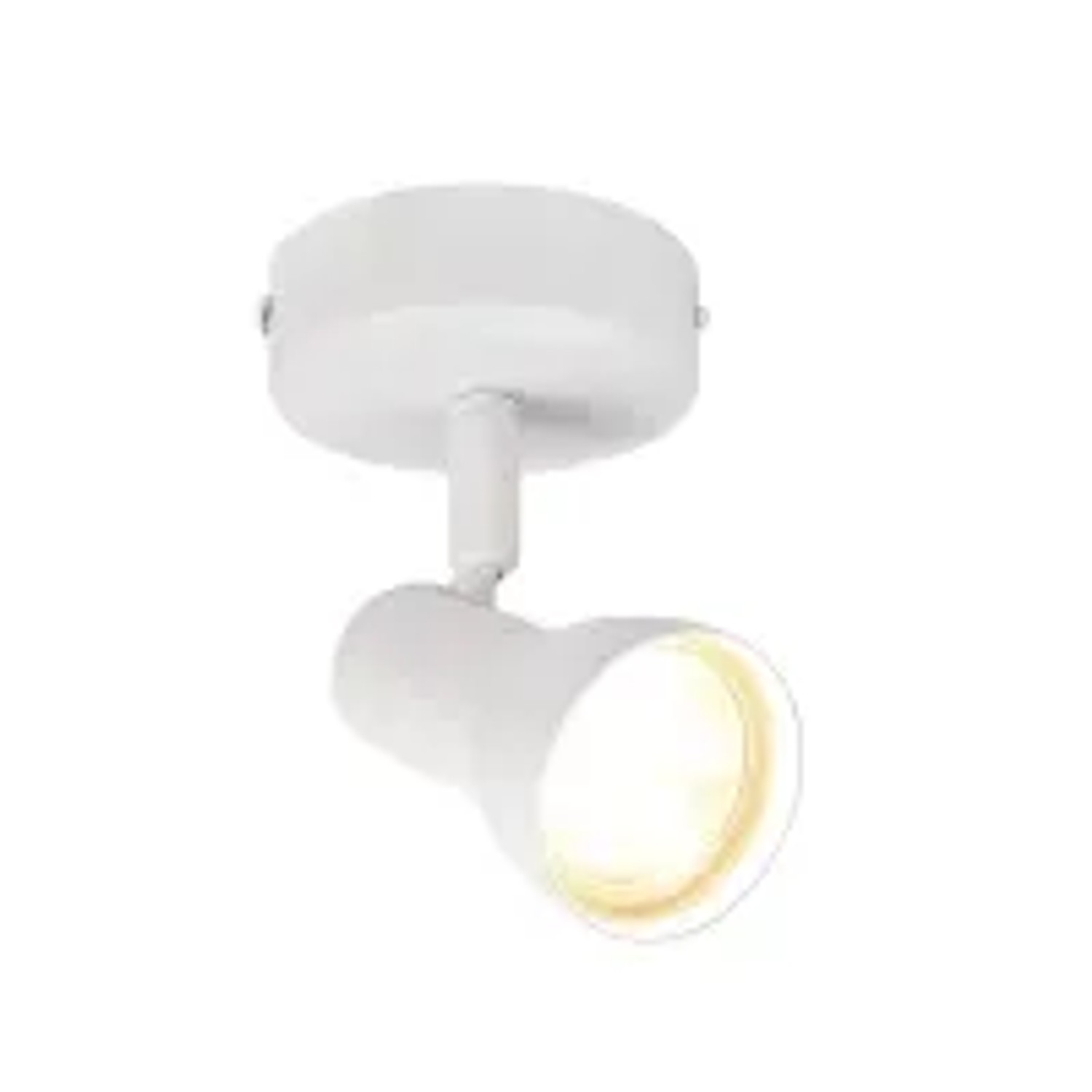 NETTLIFE Deckenleuchte aus Metal L14Weiß-1 NETTLIFE Deckenleuchte aus Metall L14cm Weiß 1-flammig