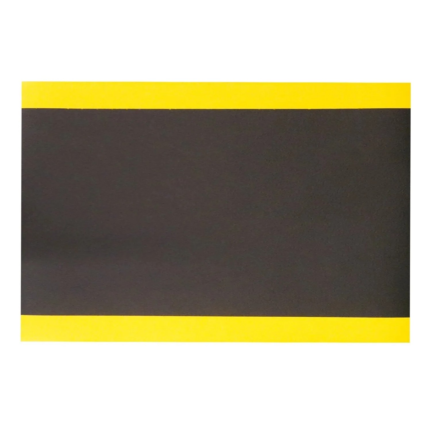 PROREGAL Anti-Ermüdungsmatte COMFORT Mit Rutschfester Oberfläche 3 Stunden Steharbeit Stärke 0,95 cm 91x10 m Vinylschaum Schwarz/Gelb