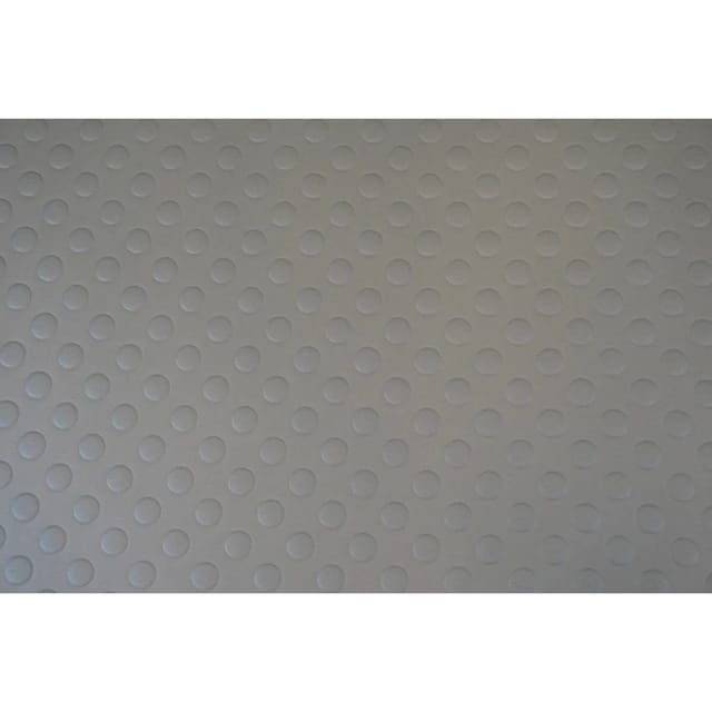 PROREGAL Anti-Ermüdungsmatte COMFORT PLUS Noppenprofil 8 Stunden Steharbeit Stärke 1,27 cm 91x400 cm Vinylschaum Grau