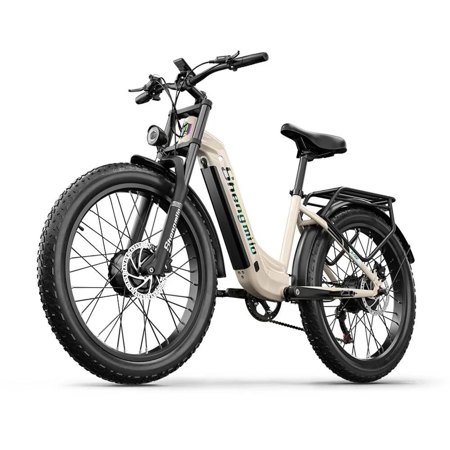 Shengmilo S700 Elektrofahrrad für Erwachsene 26 Zoll Fat Tire 48V 17.5Ah Akku