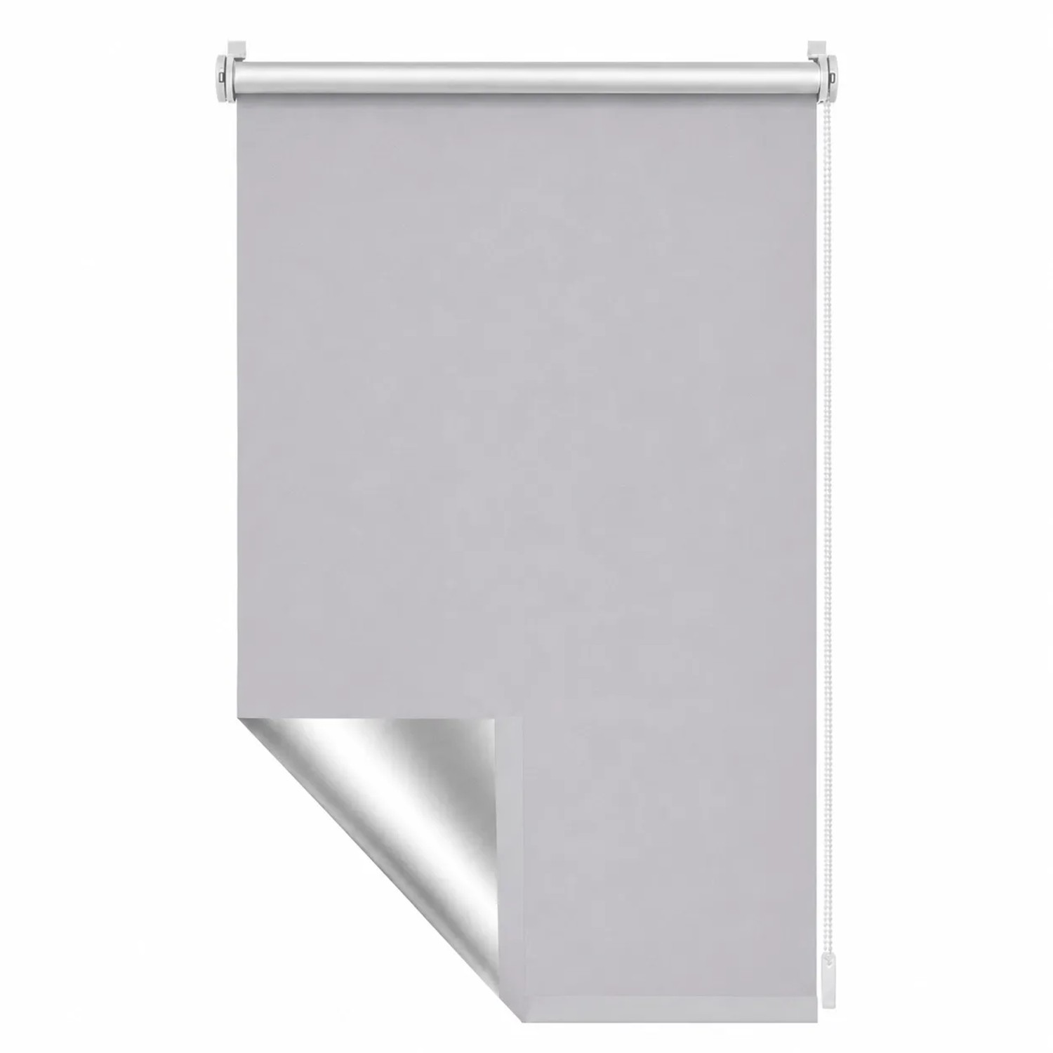 Sekey Thermo Rollo Verdunkelungsrollo ohne Bohren Hellgrau 70x130cm