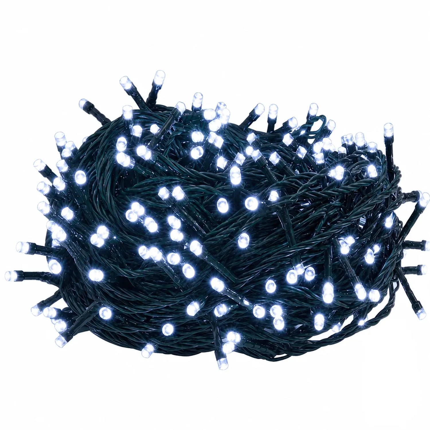 Salcar LED Lichterkette Weihnachtsdeko 8 Modi und Memory 15M 220LED Kaltweiß