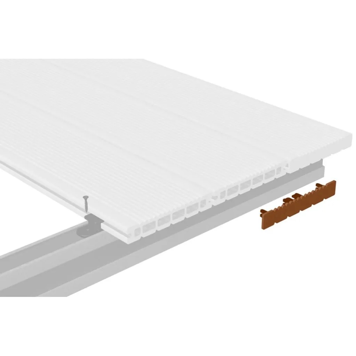 TraumGarten BR-DreamDeck WPC Endkappe Schoko