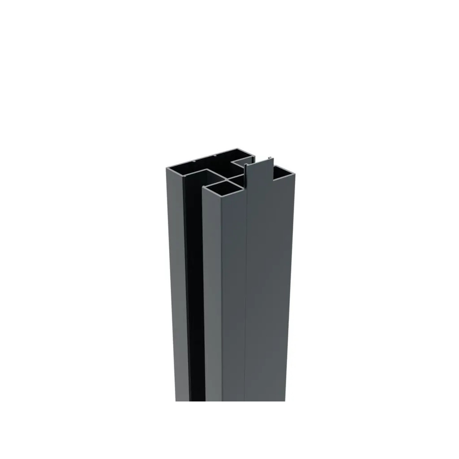 Fiberdeck WPC Boston Alu H Pfosten 75x75mm L 190cm Anthrazit