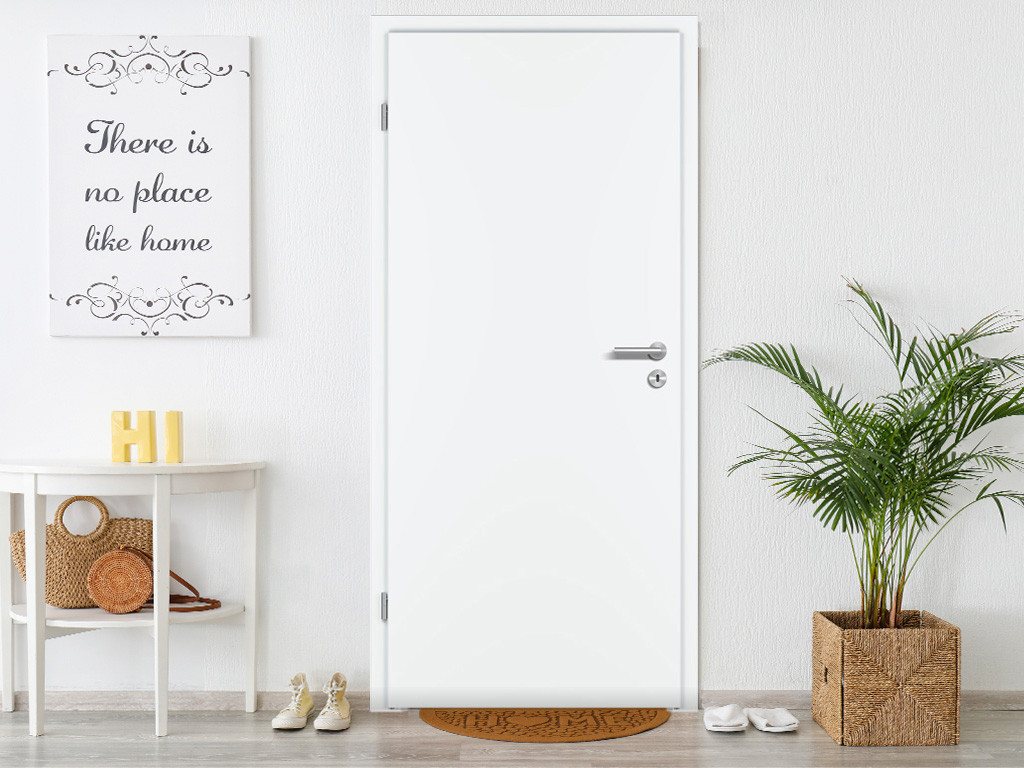 PRÜM Zimmertür CPL Premium Weißlack RAL 9016 Röhrenspankern 1985 x 860 mm 39 mm Stark Klimaklasse 1 DIN Links Bild 4