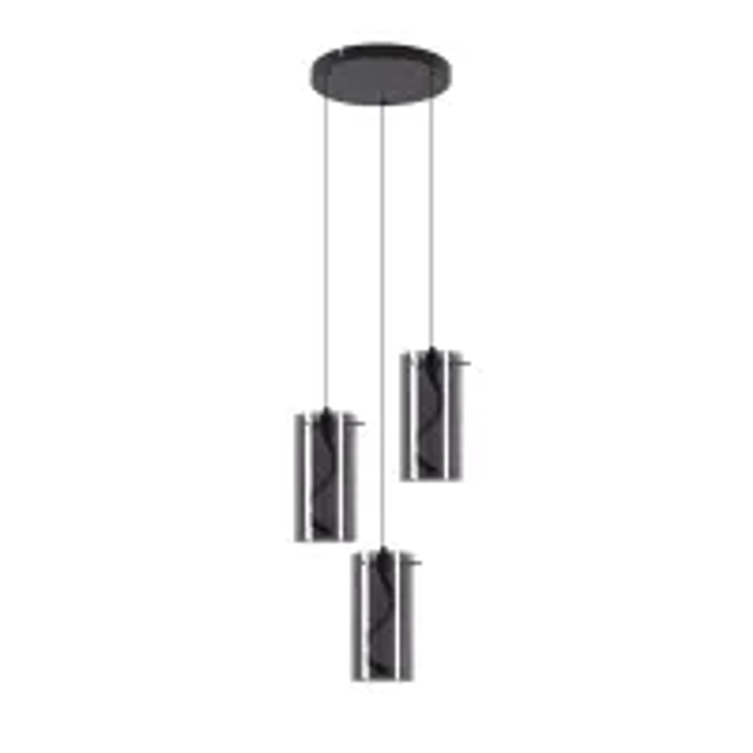 NETTLIFE LED Pendelleuchte aus L150cm Schwarz 23W