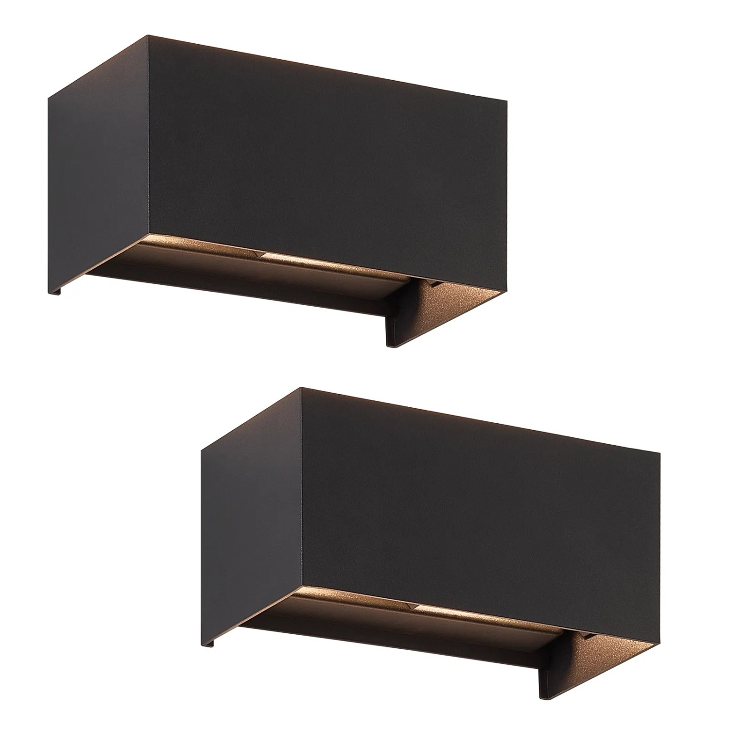 NETTLIFE LED Deckenleuchte aus Metall L20cm Schwarz Modell BD 2G9H 2ER