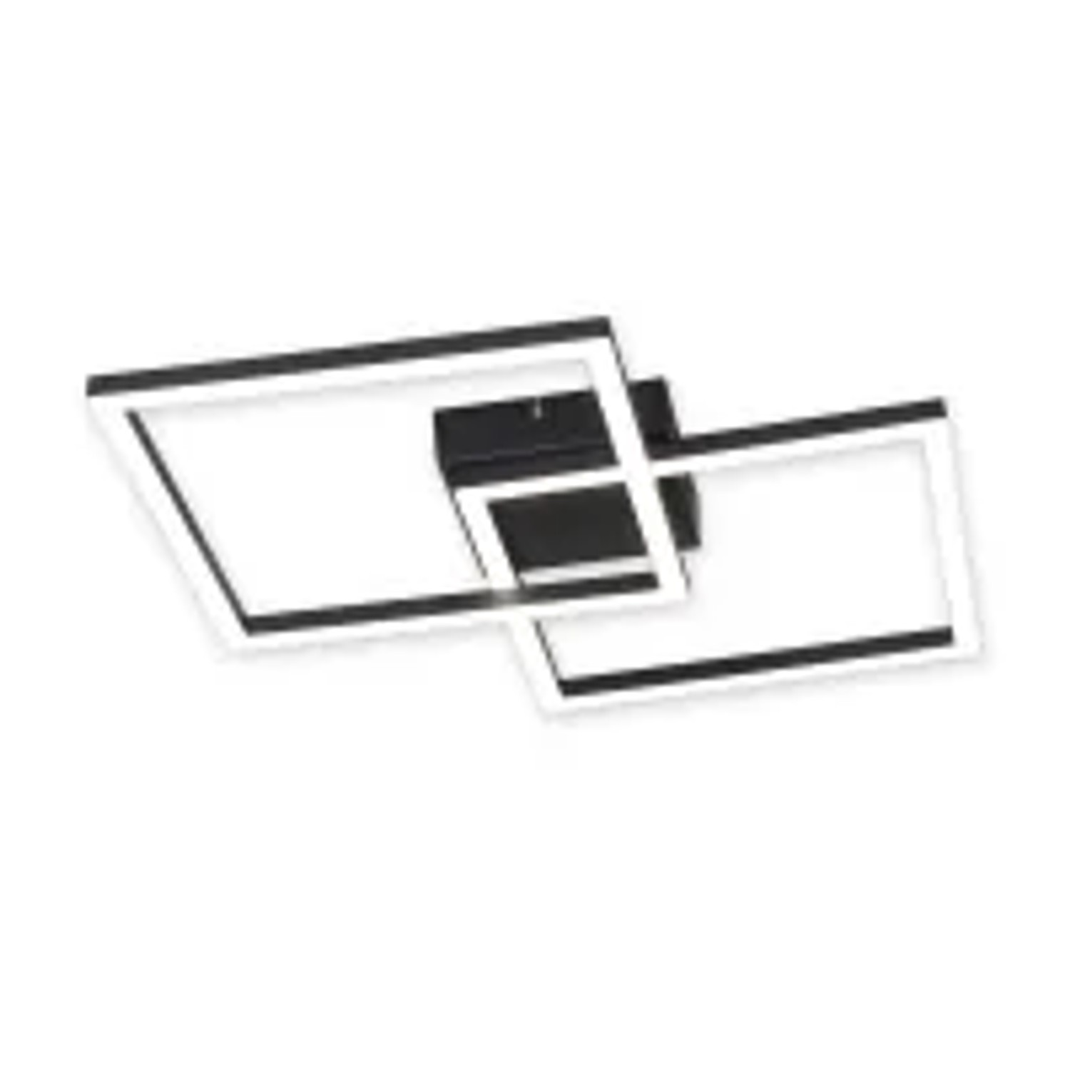 NETTLIFE LED Pendelleuchte aus Kunststoff L40cm Schwarz