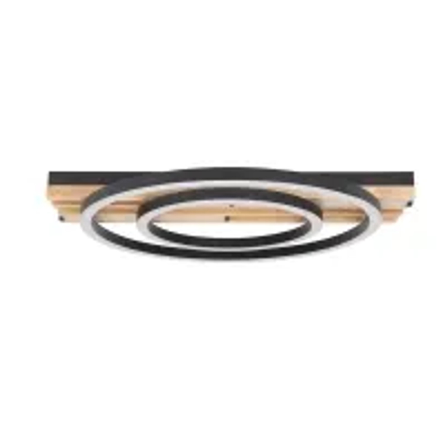 NETTLIFE LED Deckenleuchte aus Eisen L38cm Schwarz 3000 6500K 36W