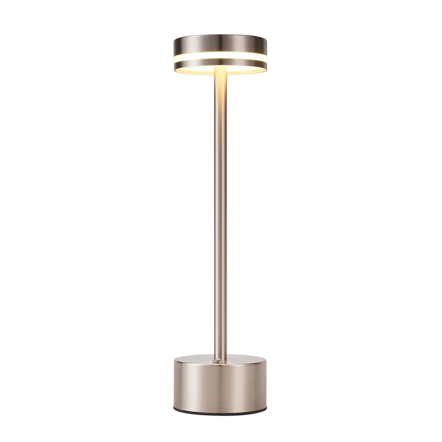 NETTLIFE LED Tischlampe aus Metall L32cm Silber Modell T10100C331XI