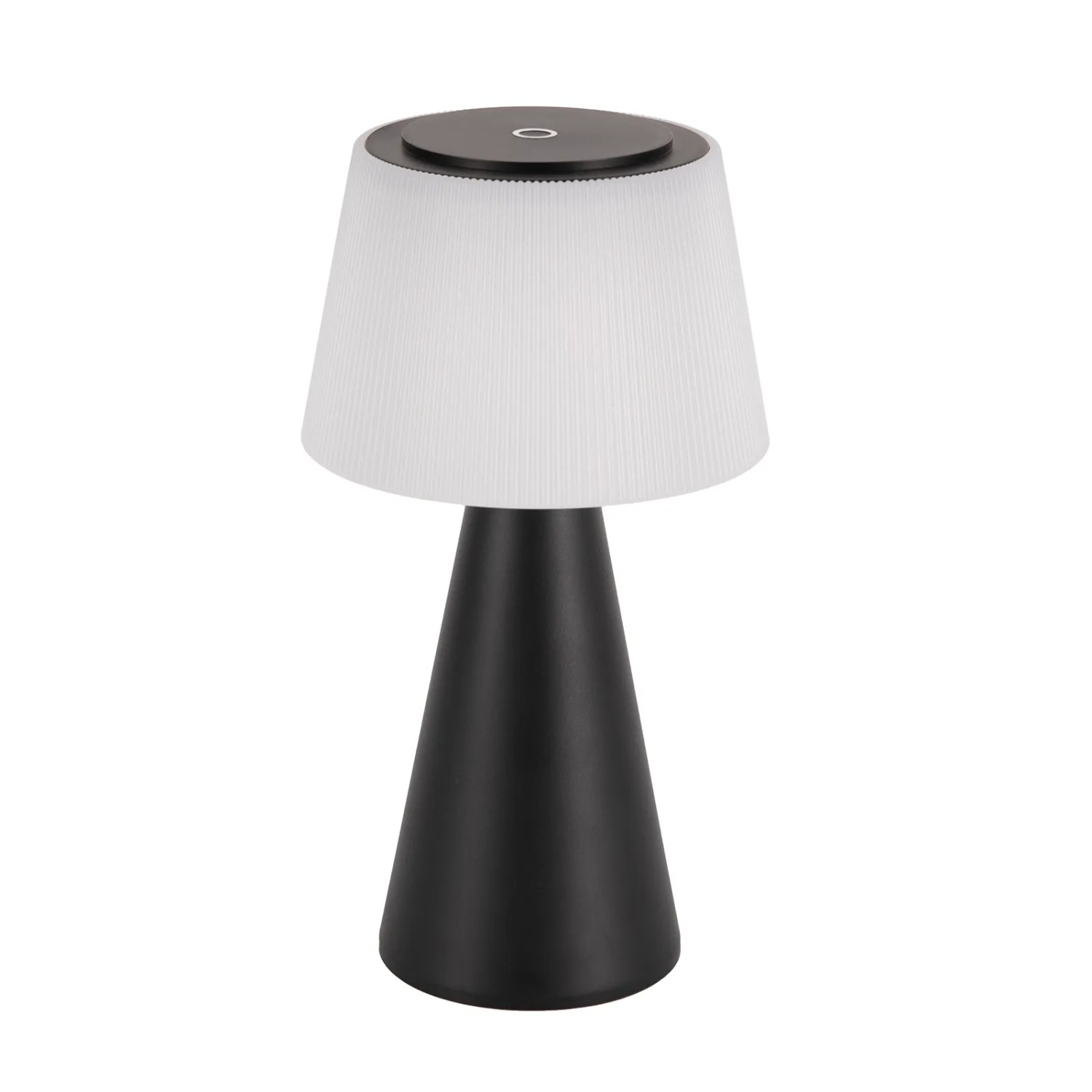 NETTLIFE LED Tischlampe aus Kunststoff L24cm Schwarz Modell T10122CT26XH