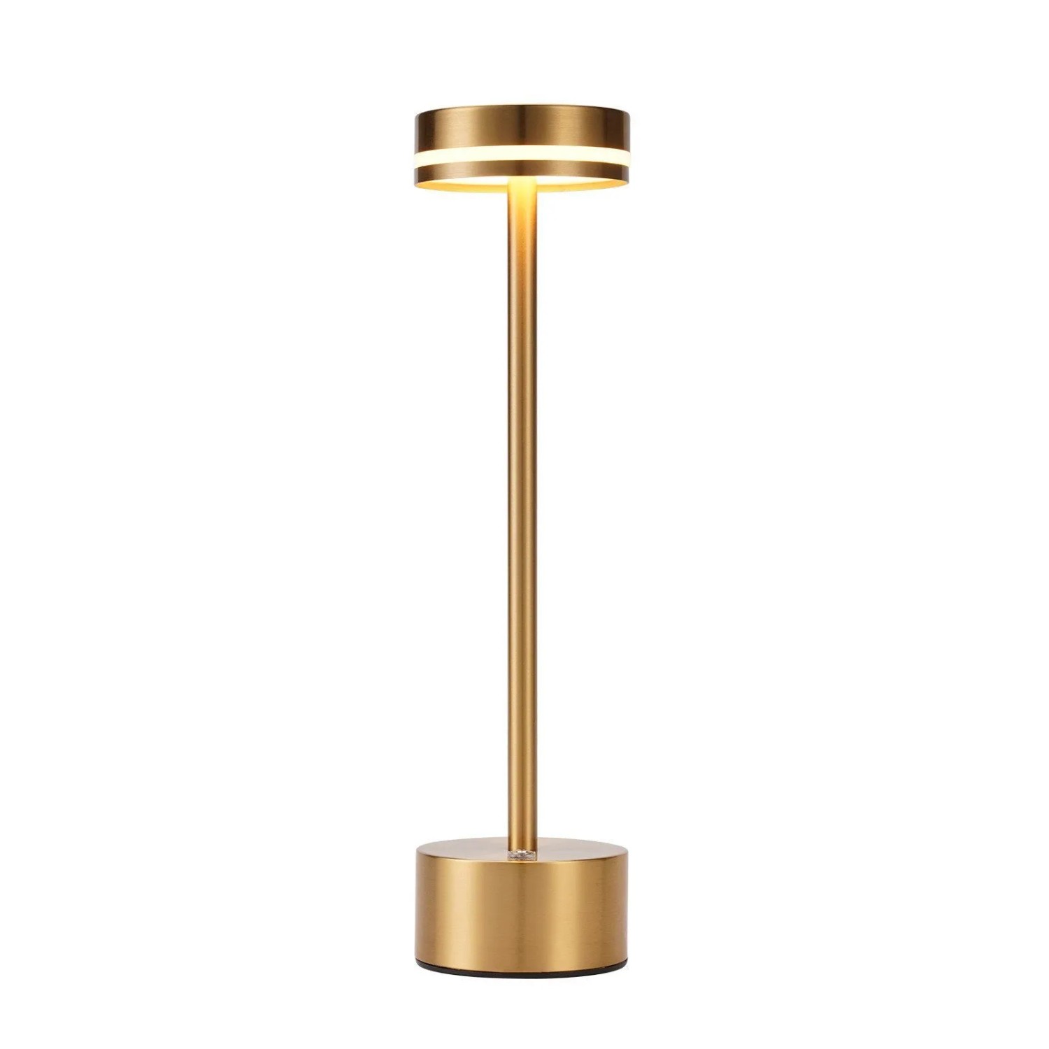 NETTLIFE LED Tischlampe aus Metall L32cm Gold 3000 6500K