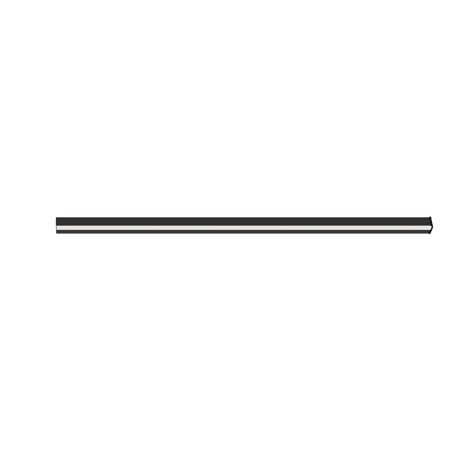 NETTLIFE LED Deckenleuchte aus Metall L100cm Schwarz 32W