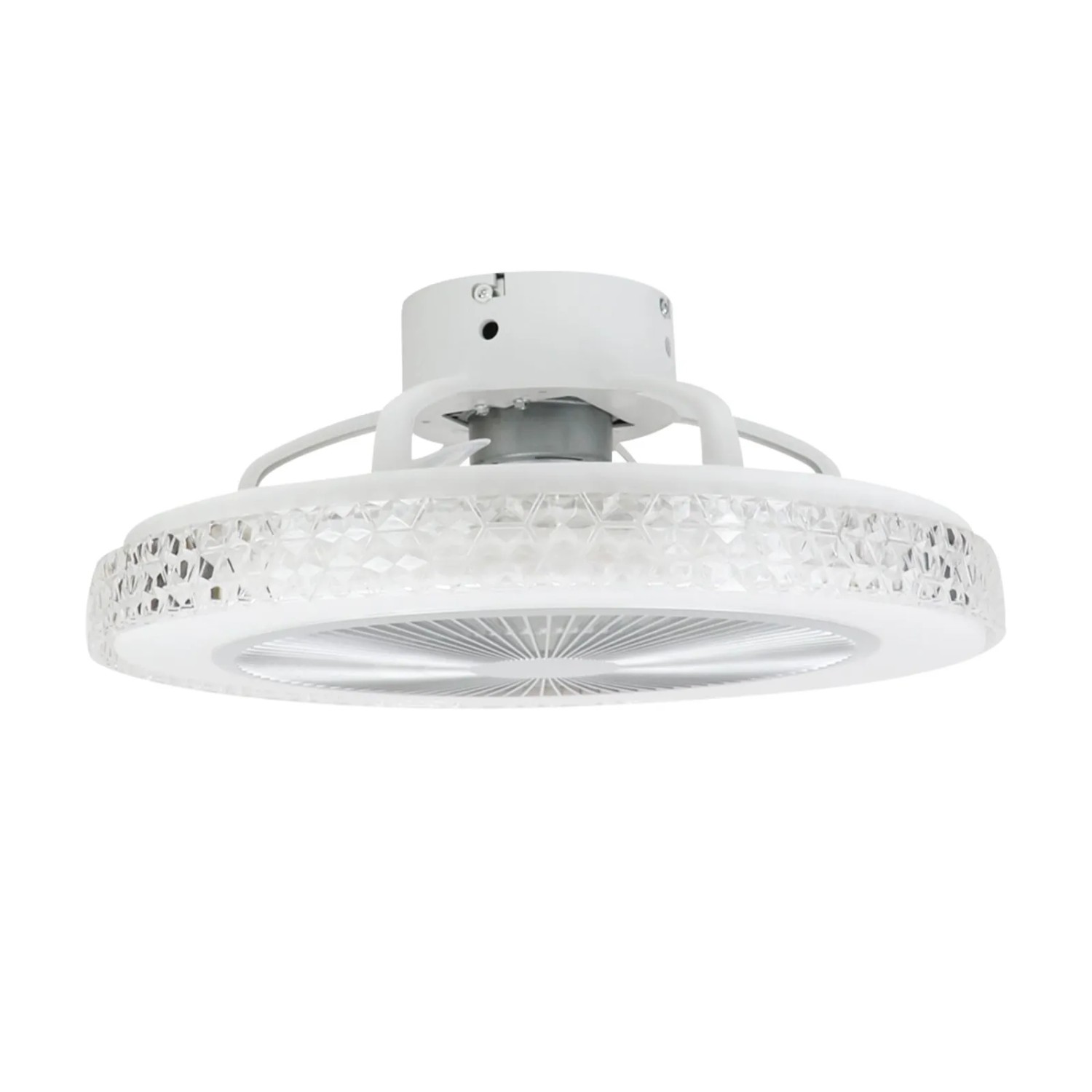 NETTLIFE Deckenventilator aus Kunststoff L49cm Weiß