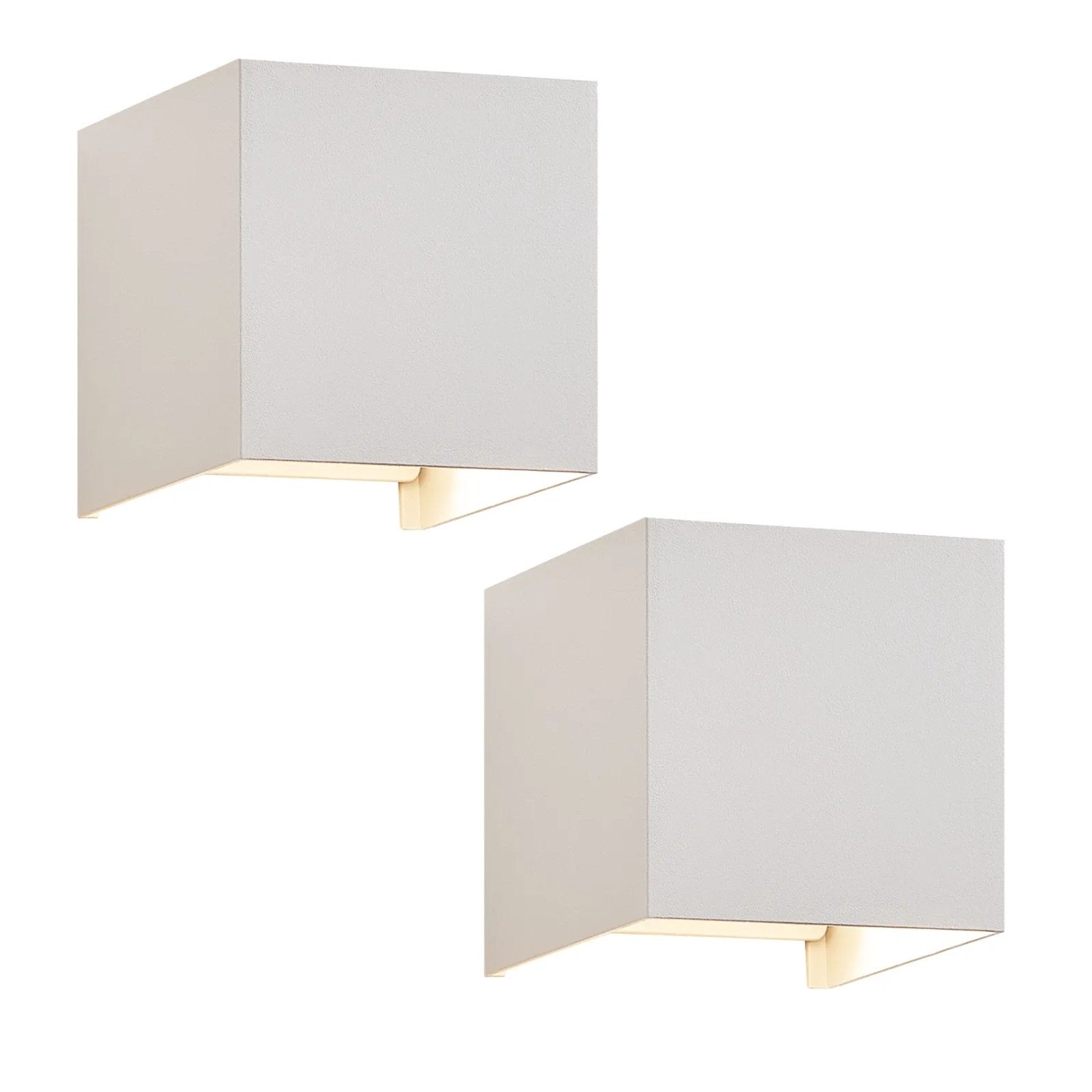NETTLIFE LED Deckenleuchte aus Metall L10cm Weiß Modell BD G9 2ER B