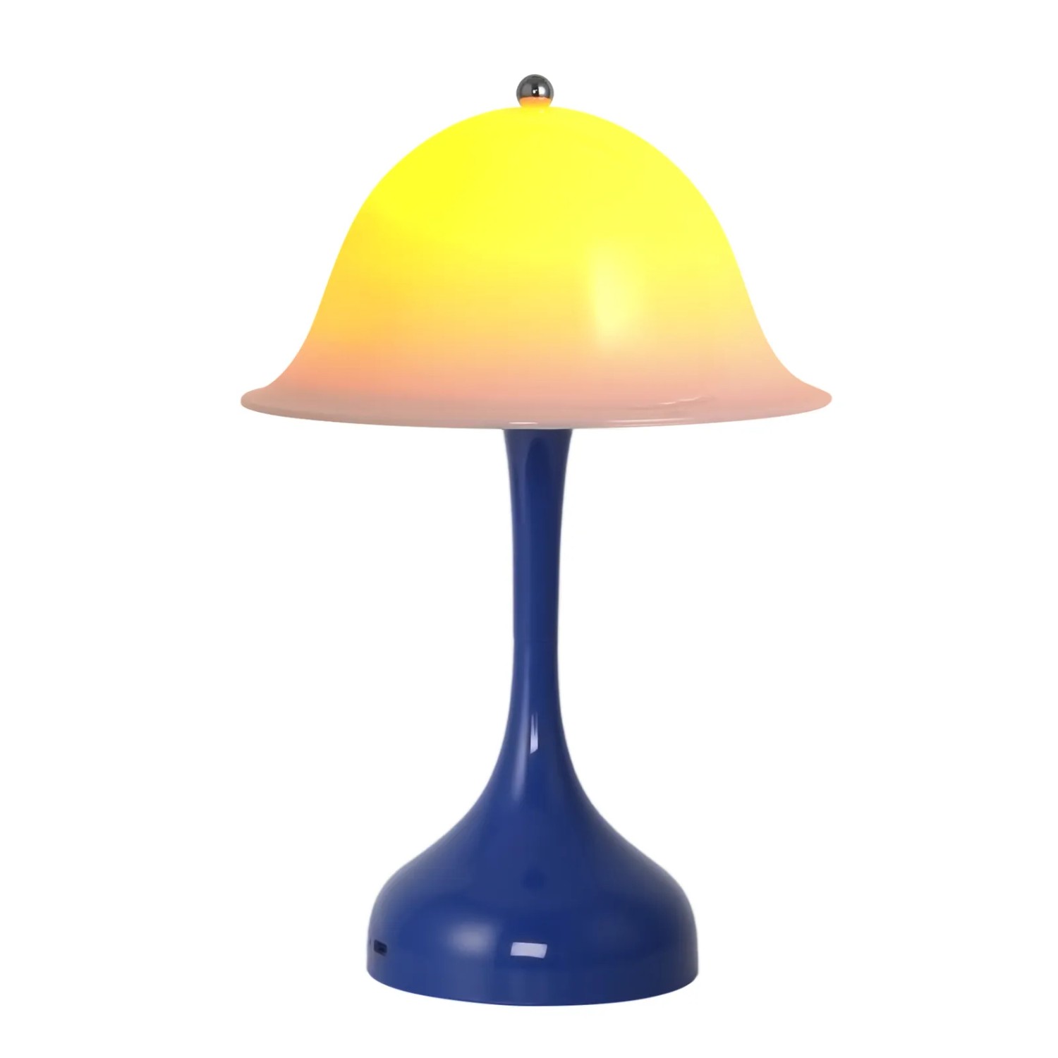 NETTLIFE LED Tischlampe aus Metall L25cm Blue