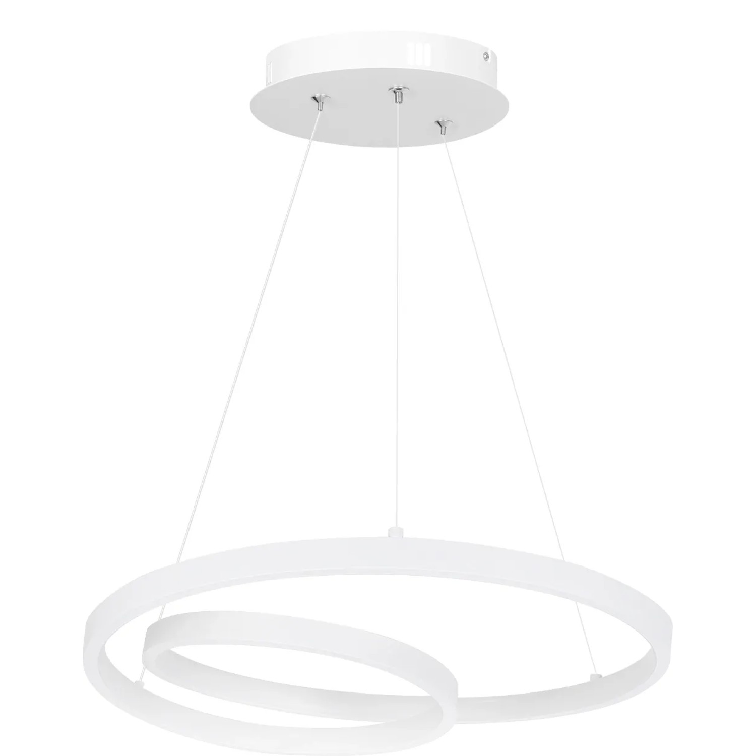 NETTLIFE LED Pendelleuchte aus Eisen L40cm Weiß
