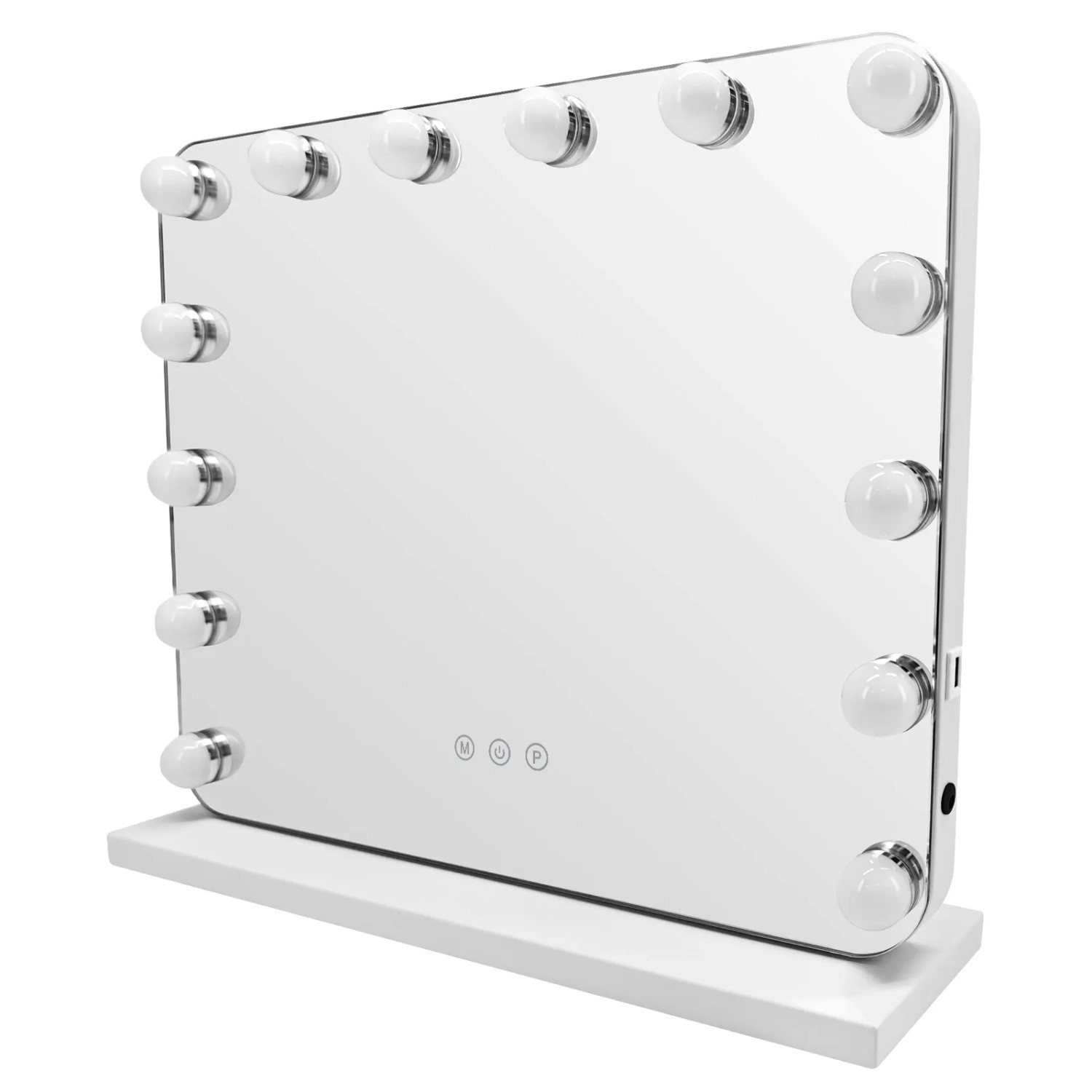 NETTLIFE LED Badspiegel mit Beleuchtung aus Glass L50 Weiß