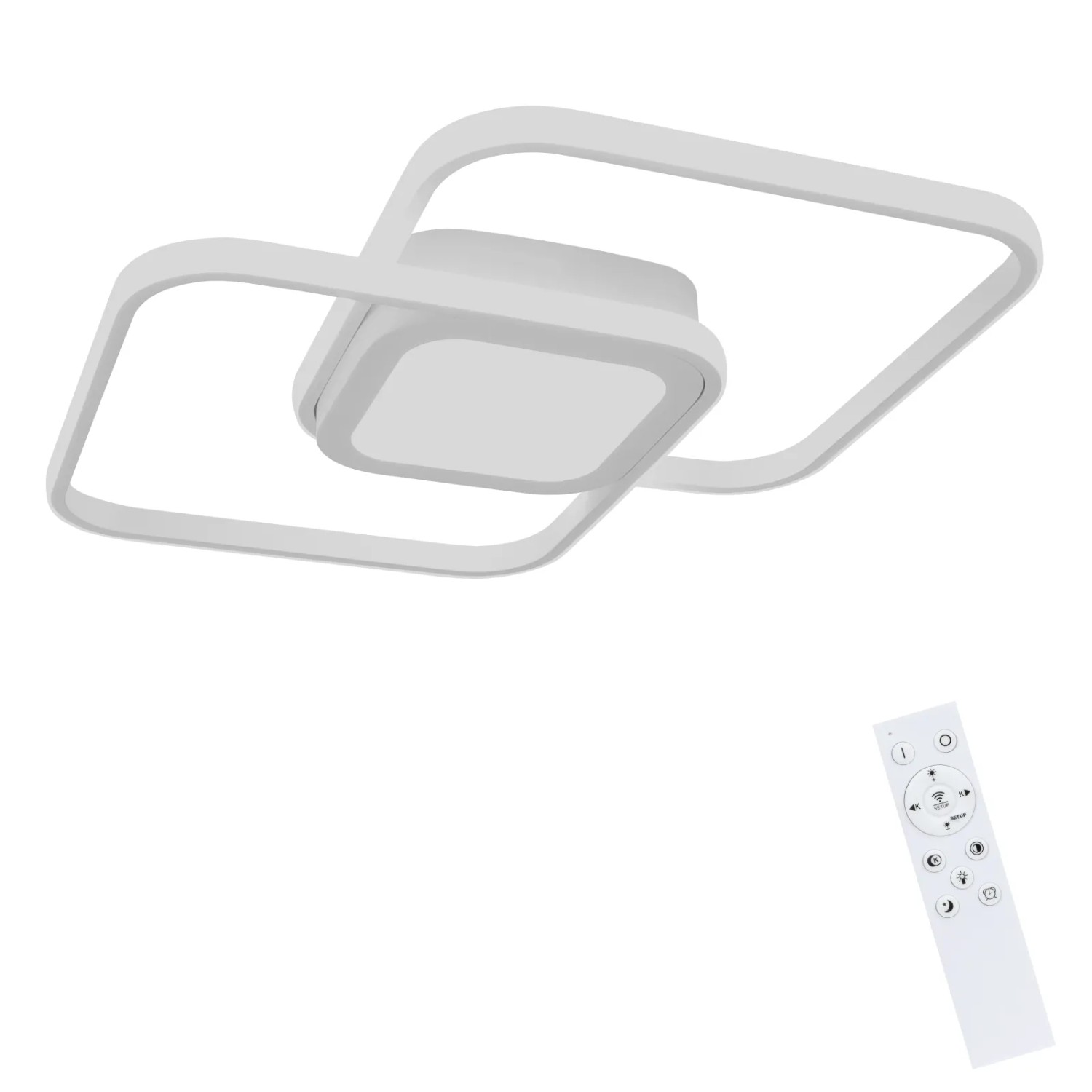 NETTLIFE LED Deckenleuchte aus Metall L50cm Weiß
