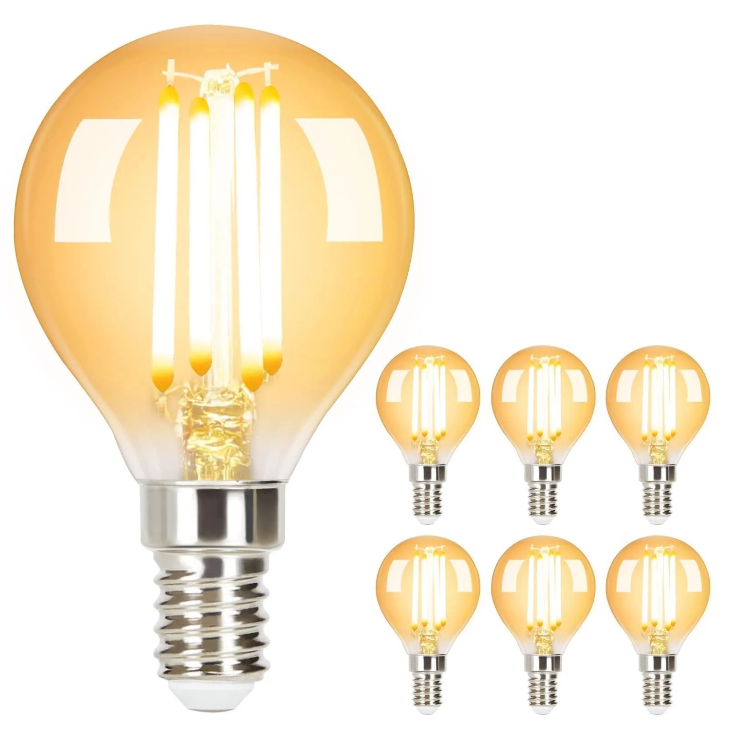 NETTLIFE LED Leuchtmittel aus L8cm Transparent 2700K
