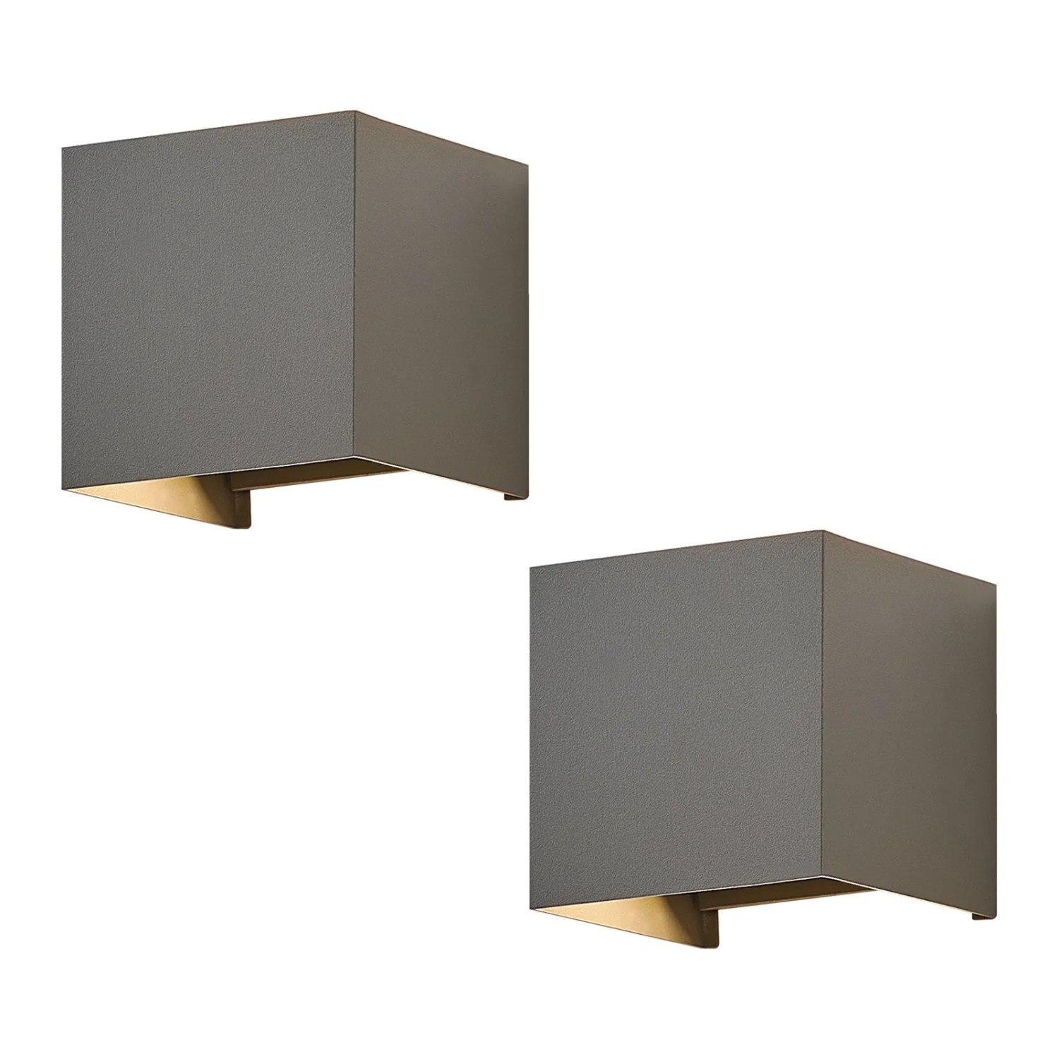 NETTLIFE LED Deckenleuchte aus Metall L10cm 3000K 5W Modell BD LED 2ER HUI