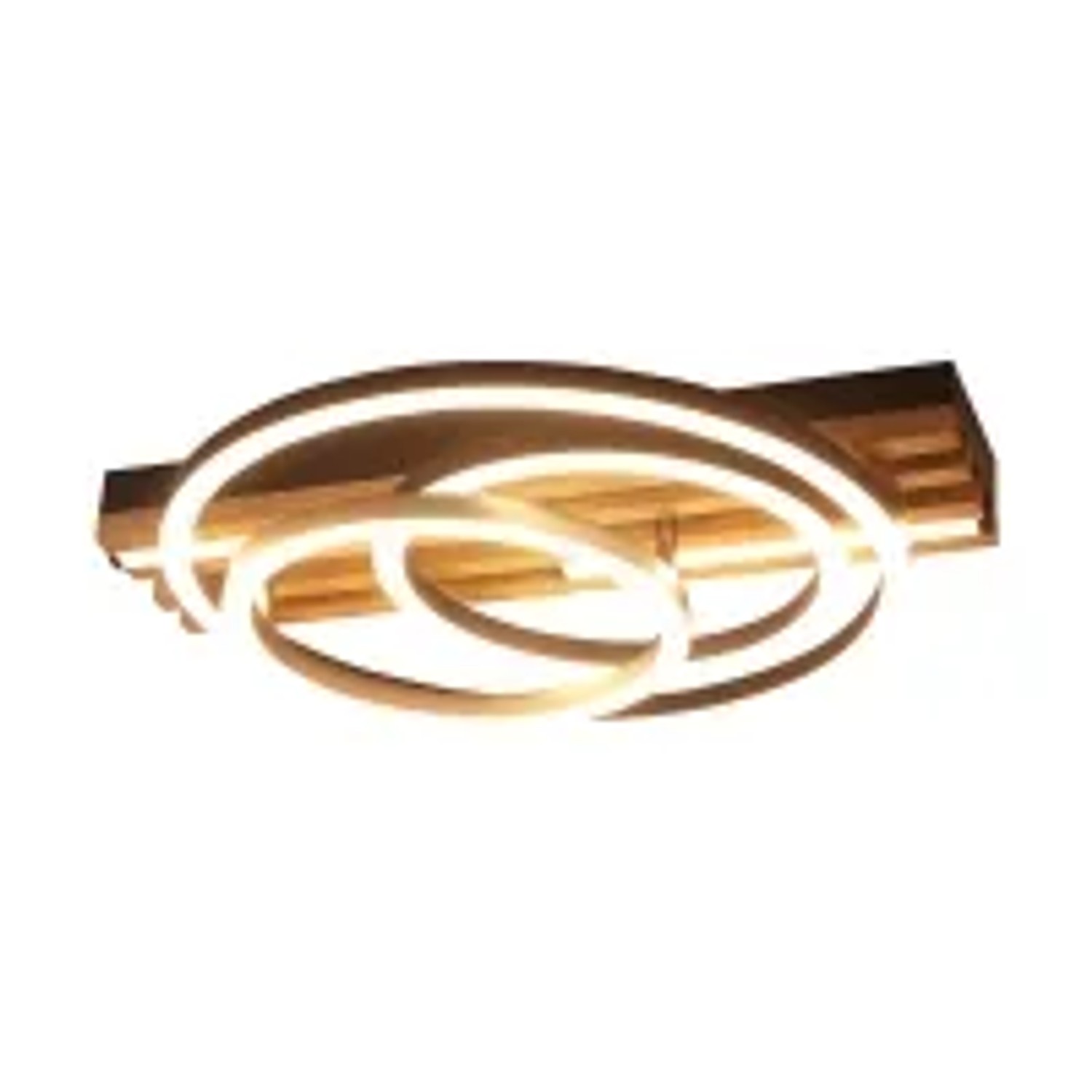 NETTLIFE LED Deckenleuchte aus Eisen L38cm Schwarz 3000 6500K 34W B32cm