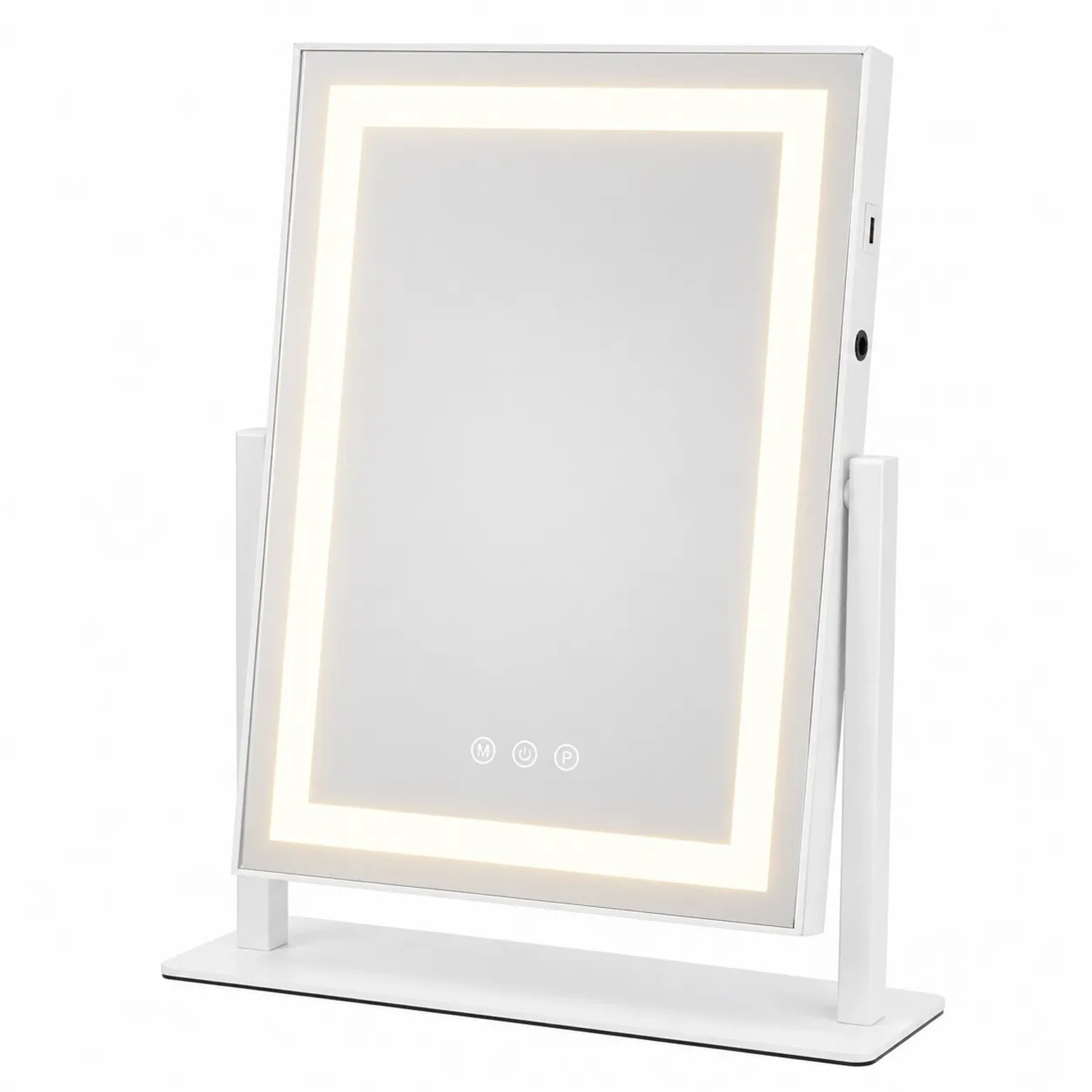 NETTLIFE LED Badspiegel mit Beleuchtung aus Glass L35 Weiß