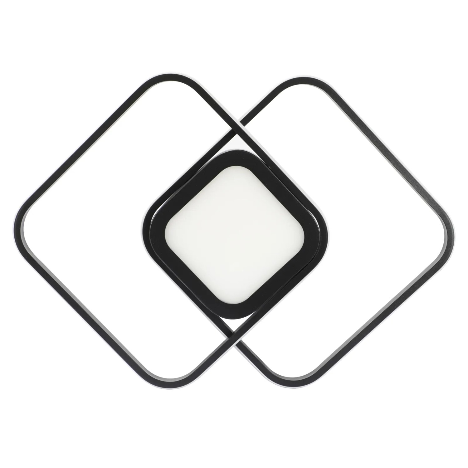 NETTLIFE LED Deckenleuchte aus Metall L50cm Schwarz 3000 6500K