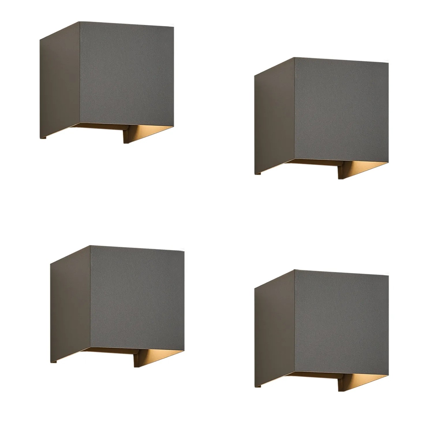 NETTLIFE LED Deckenleuchte aus Metall L10cm 3000K Modell BD G9 4ER HUI