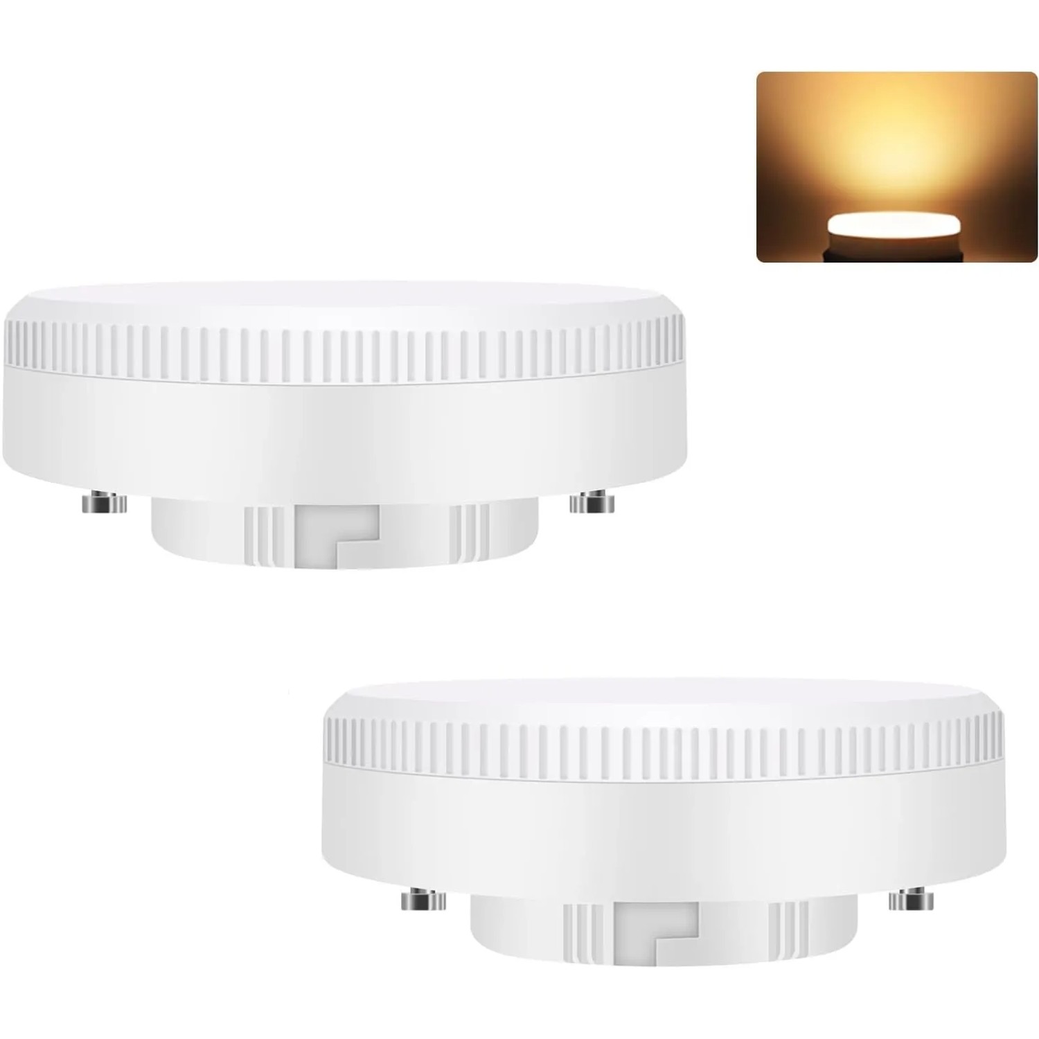 NETTLIFE Leuchtmittel aus Kunststoff L7cm Weiß Modell B10253WW07TB