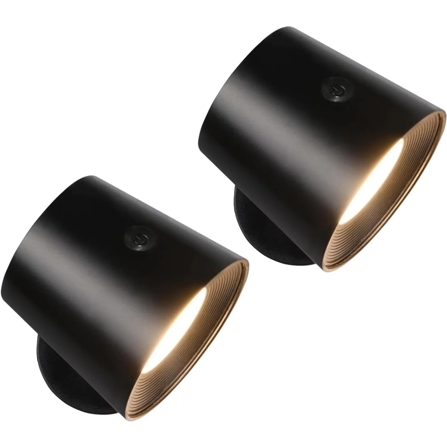 NETTLIFE LED Wandleuchte aus Kunststoff L15cm Schwarz
