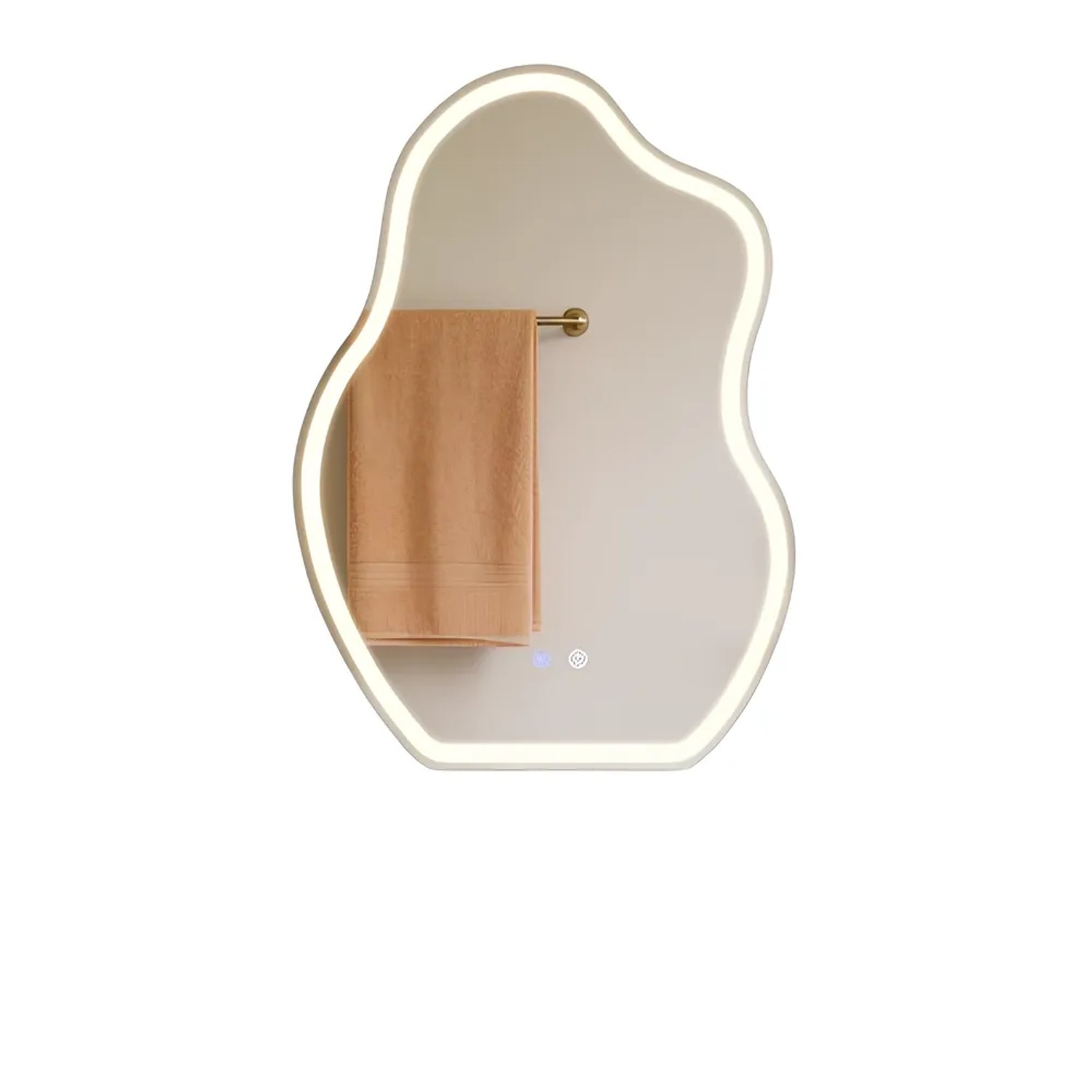 NETTLIFE LED Kosmetikspiegel aus L60cm Weiß B3cm Modell W40100C380XI