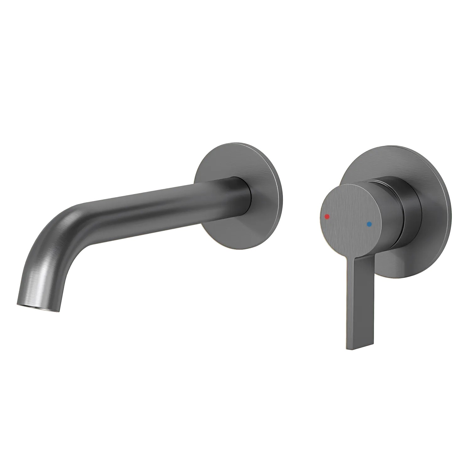 LOMAZOO Waschtischarmatur Gaia, Edelstahl, Gunmetal